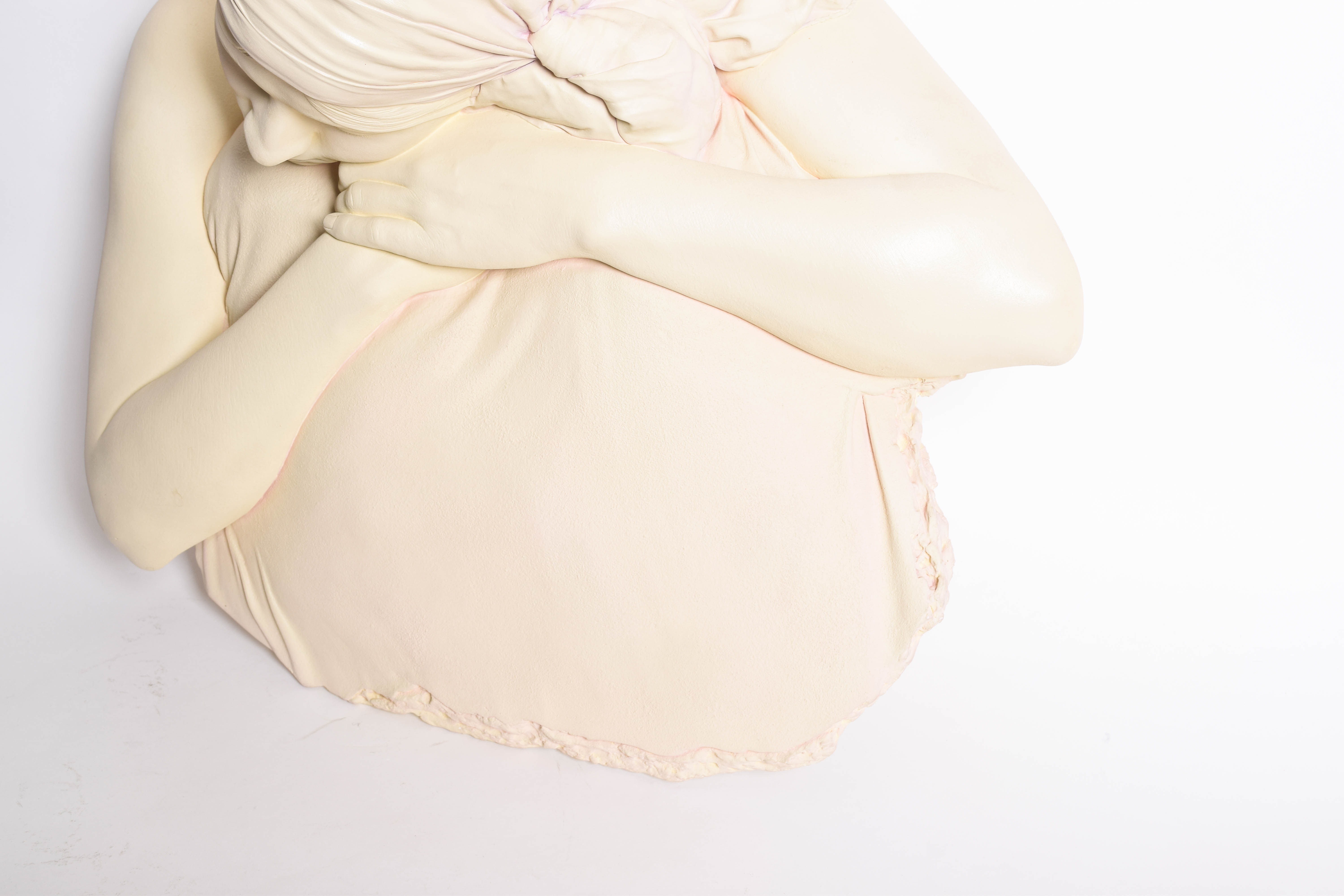 Marc Sijan Vintage Reproduction Plaster Sculpture "Elbows Down"