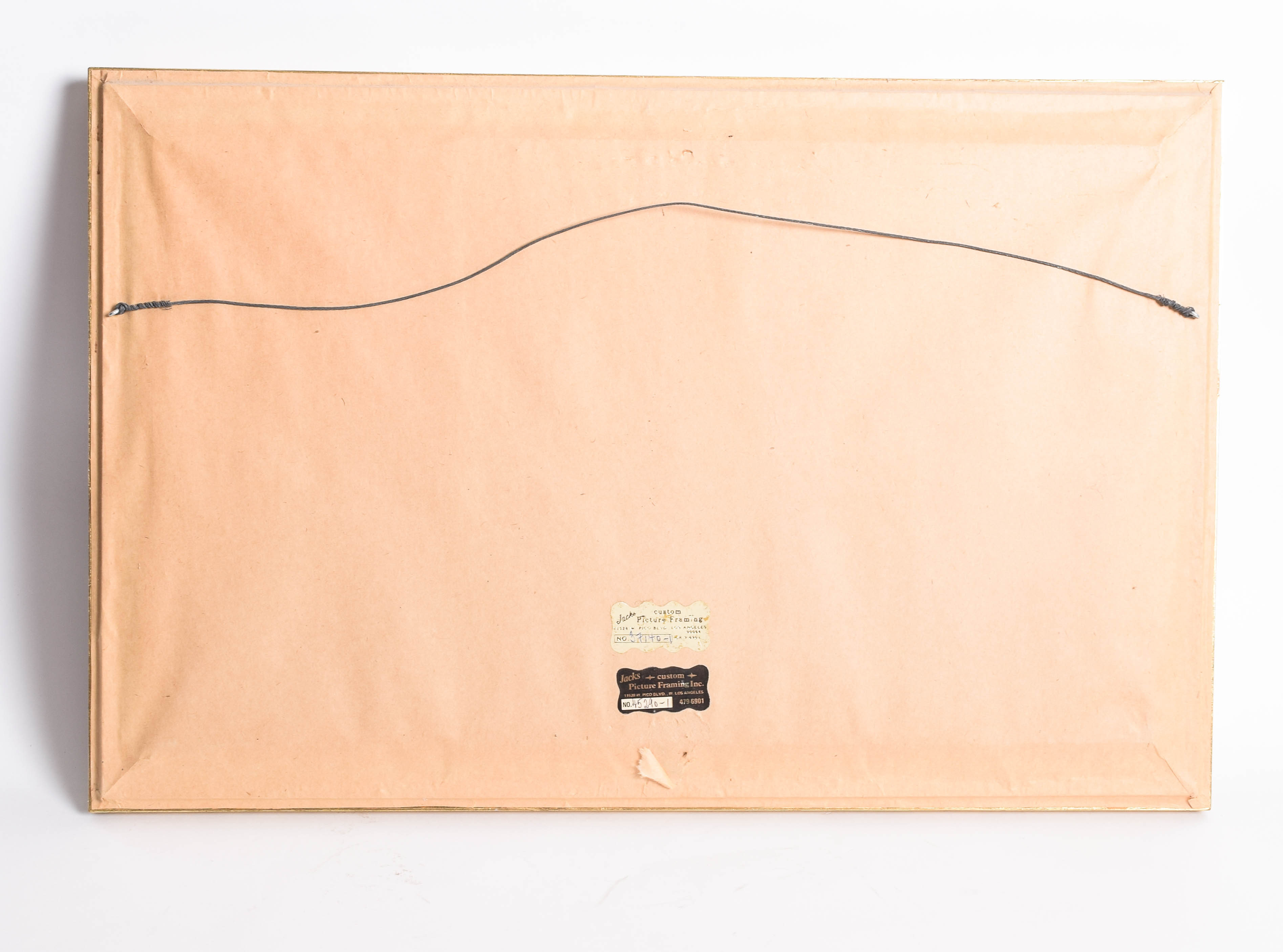 Vintage Hand Painted Framed Lace Fan