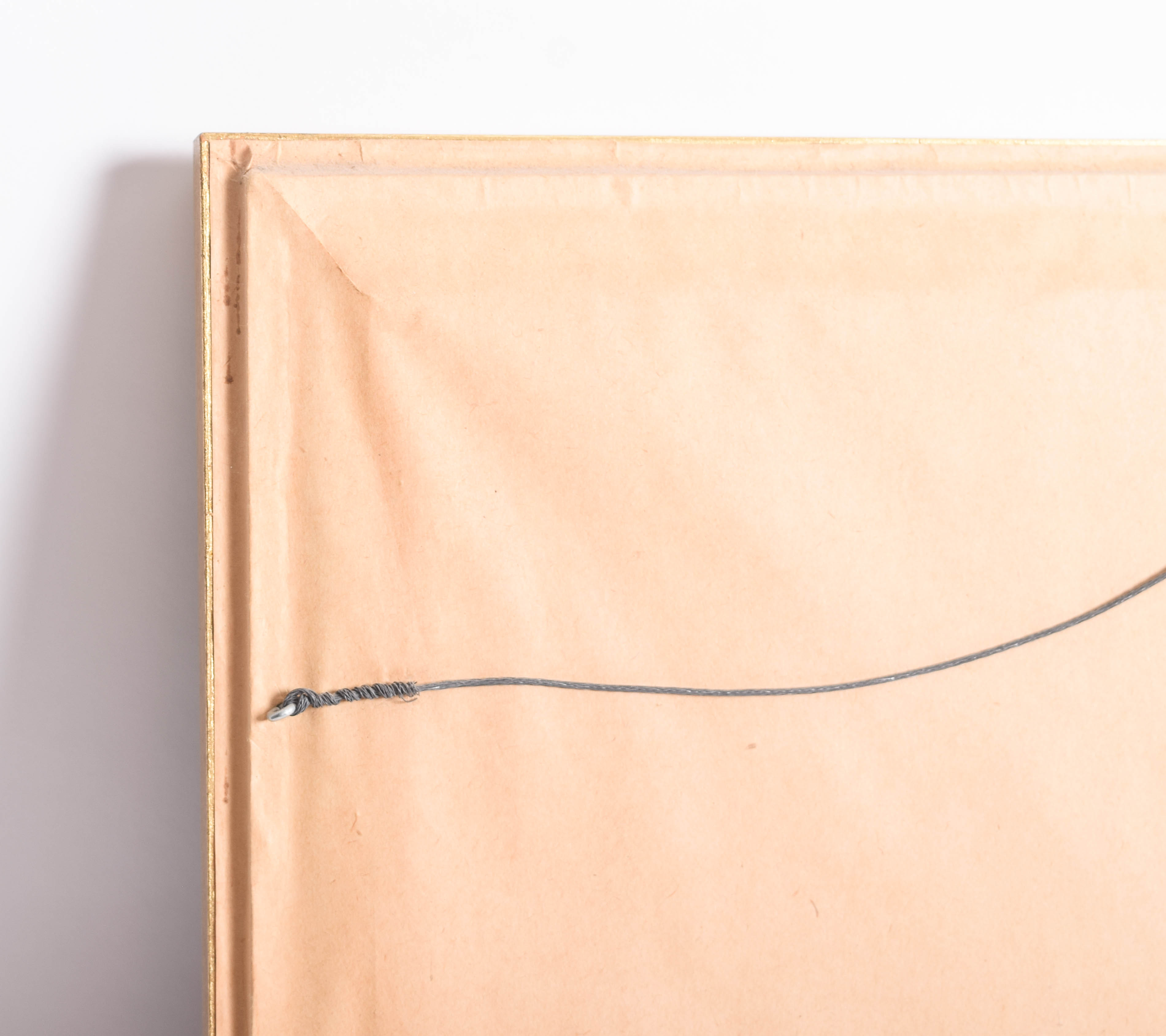 Vintage Hand Painted Framed Lace Fan