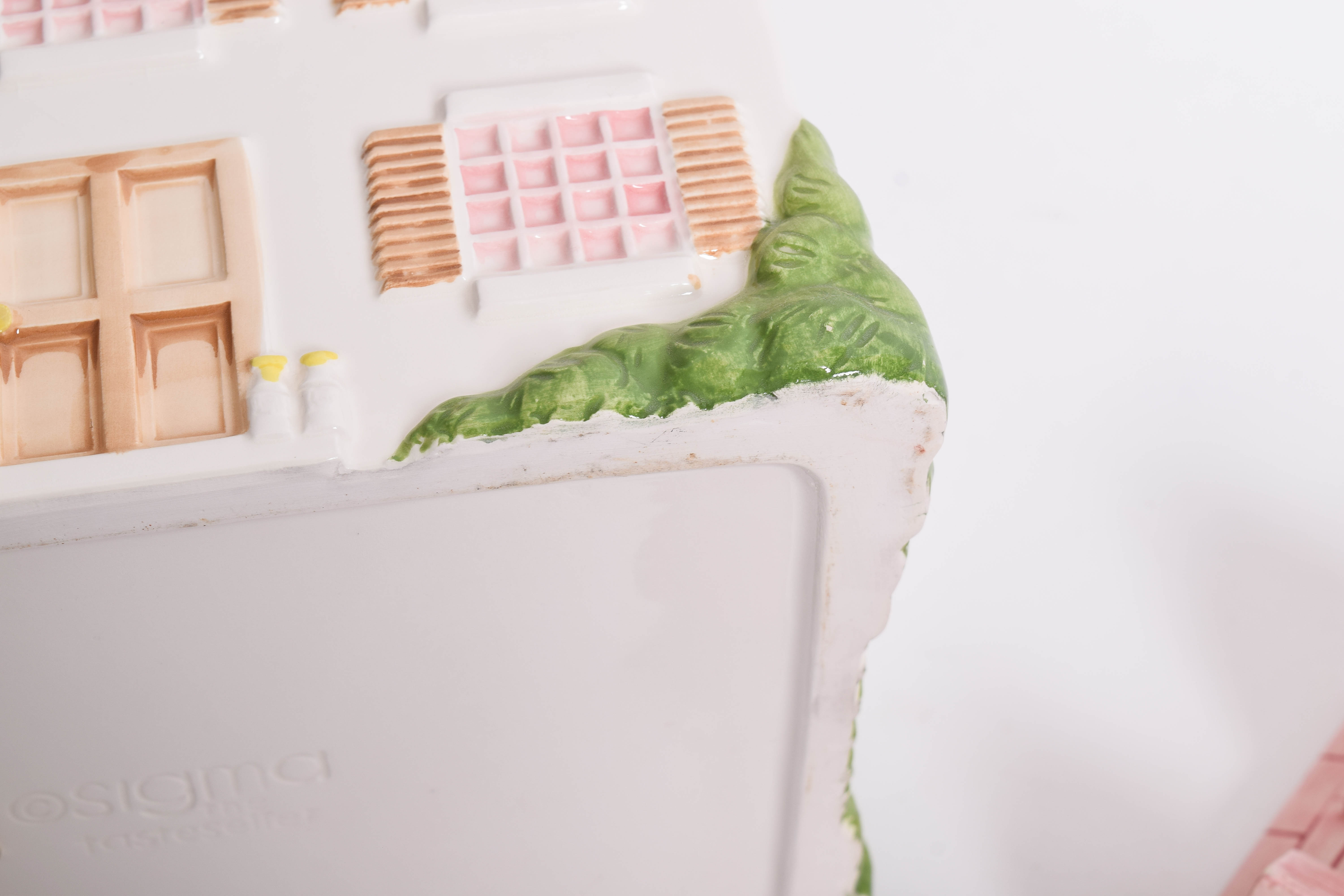 Sigma Porcelain Village Tea Set and Cookie Jar