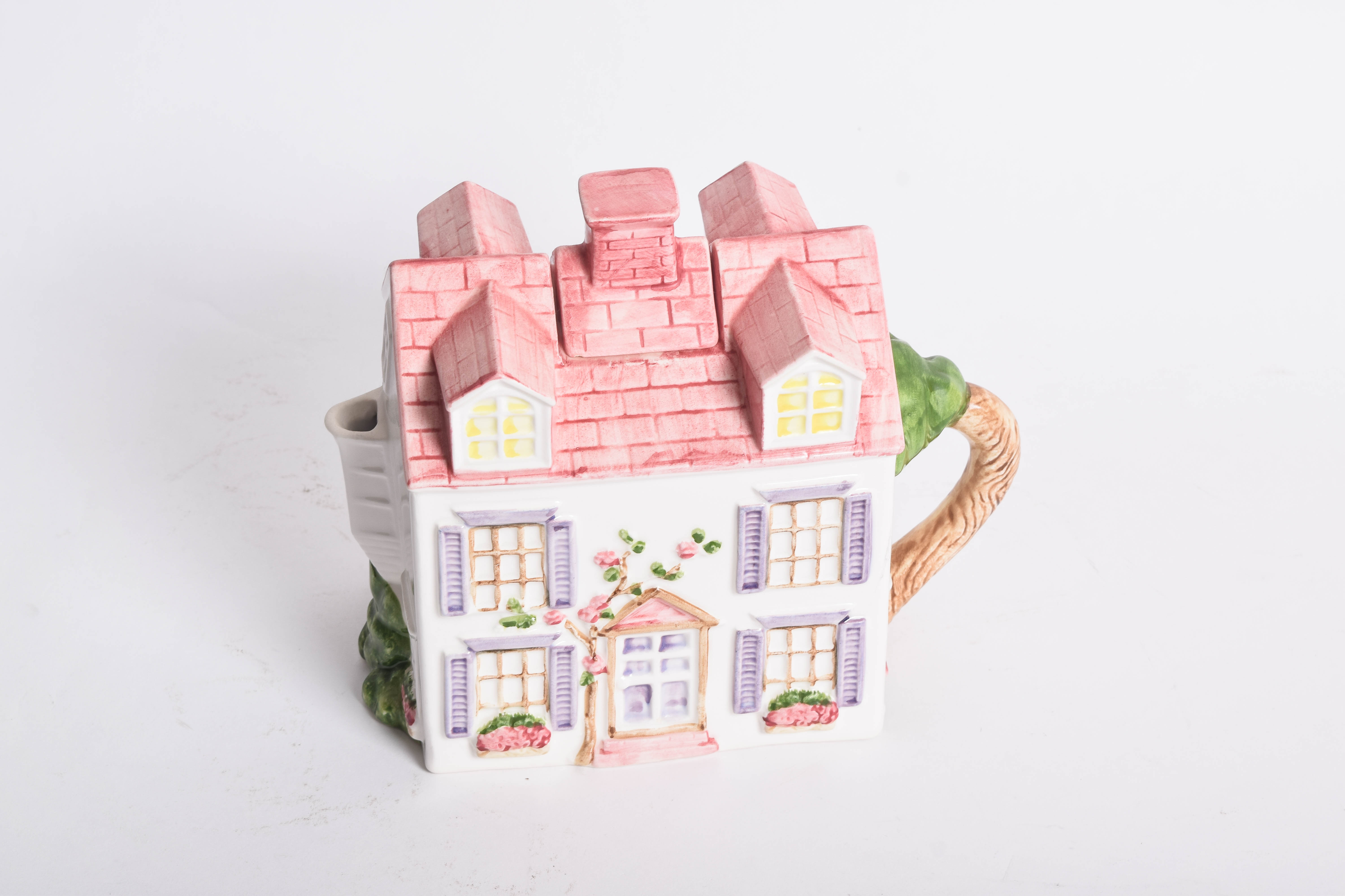 Sigma Porcelain Village Tea Set and Cookie Jar