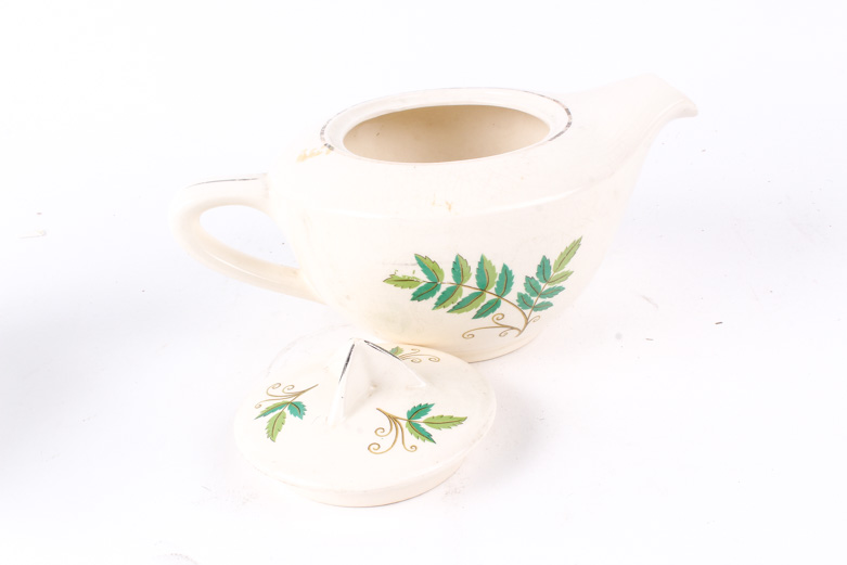 Collection of Vintage Teapots including Enterprise Aluminum Company