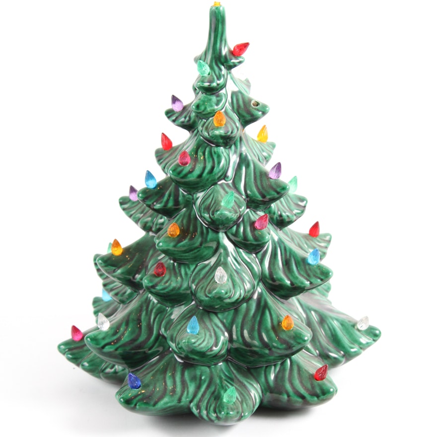 Vintage Tabletop Ceramic Tree