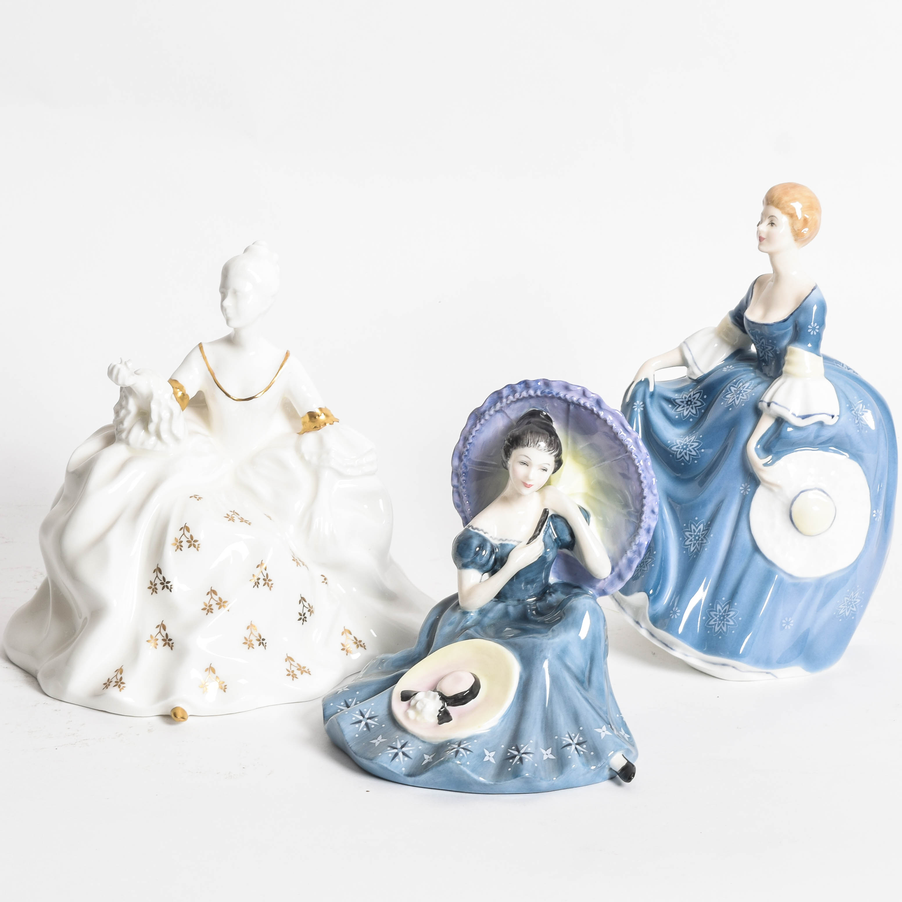Assortment of Royal Doulton Porcelain Figurines
