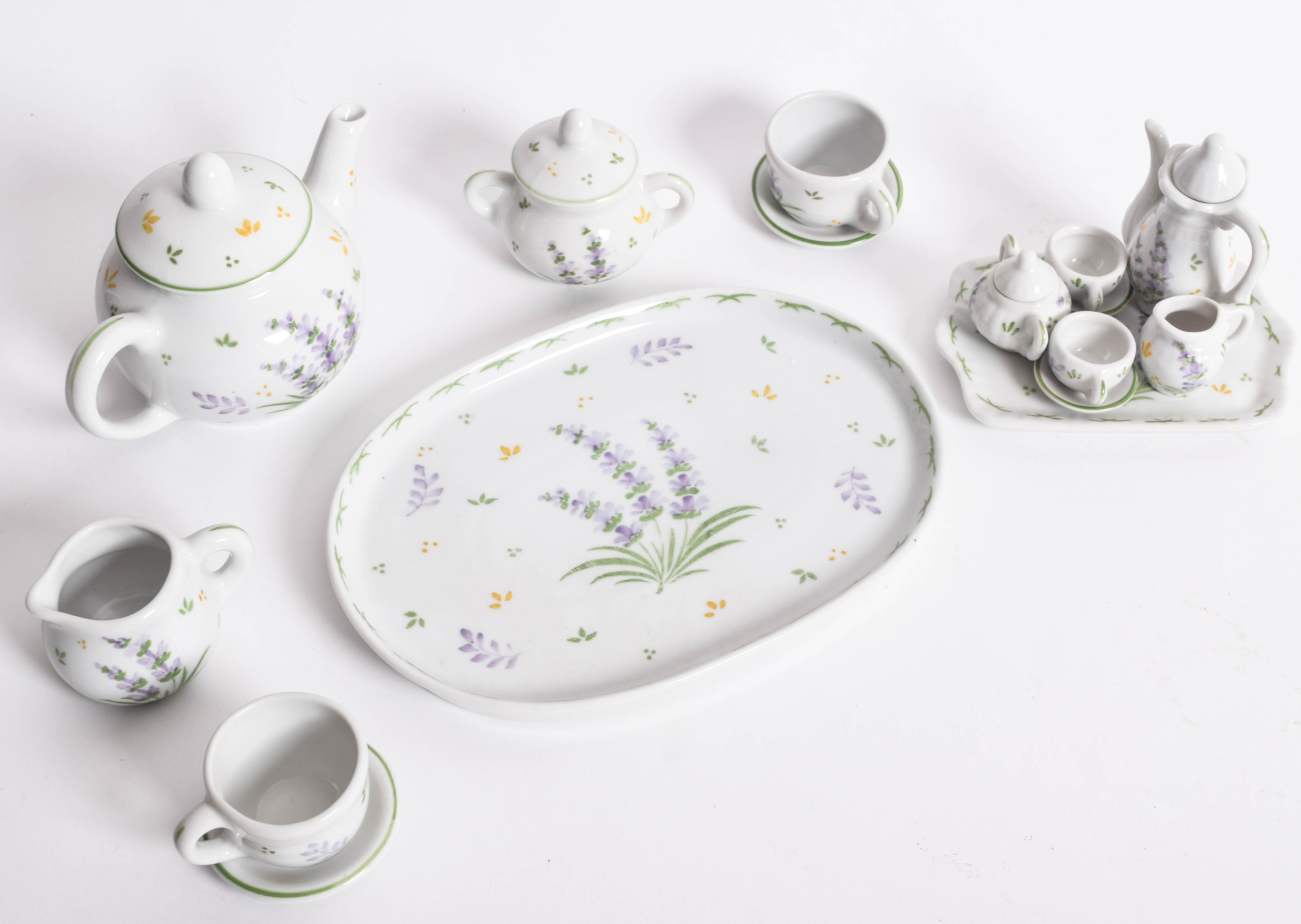 Collection of Vintage Miniature Tea Sets