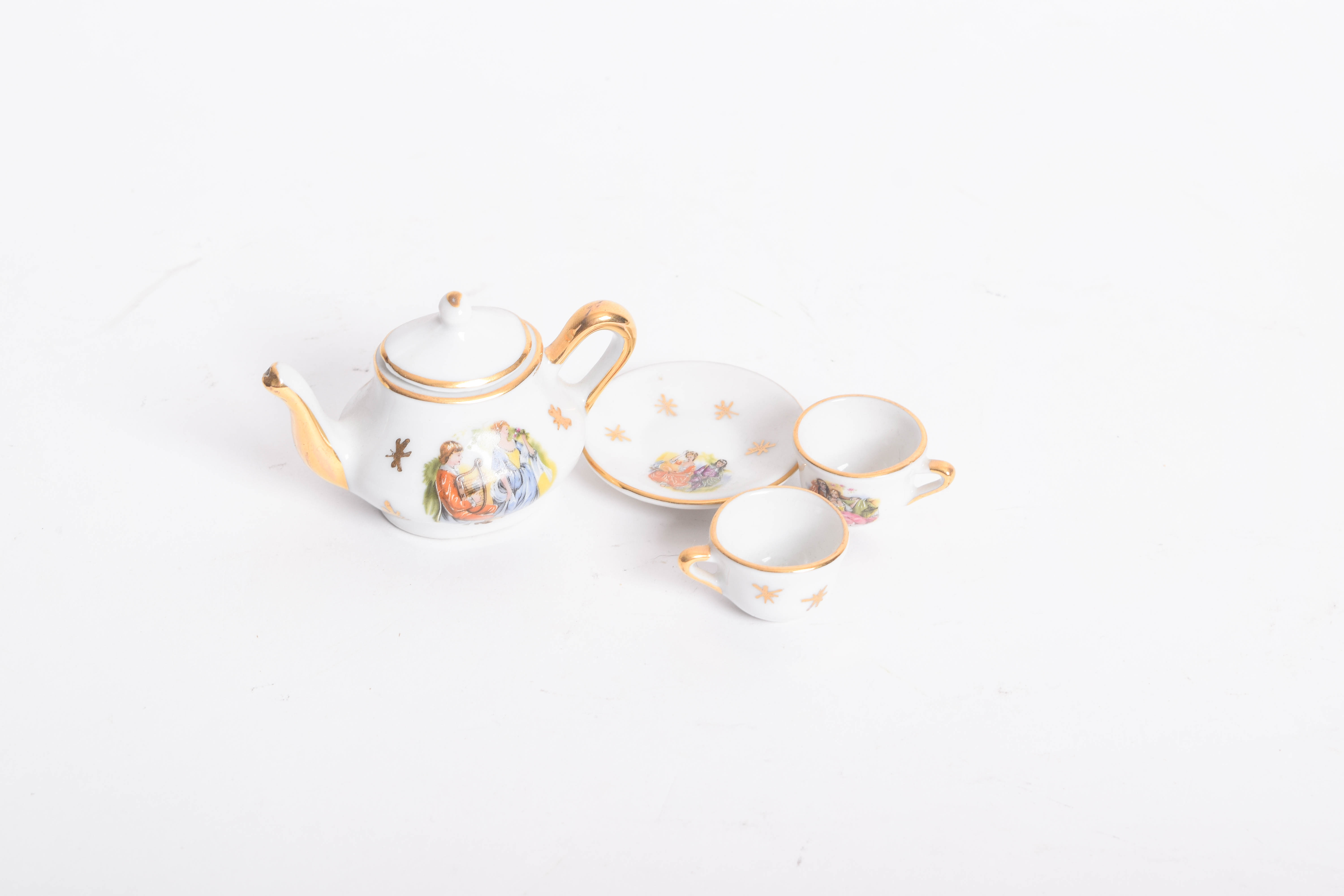 Collection of Vintage Miniature Tea Sets