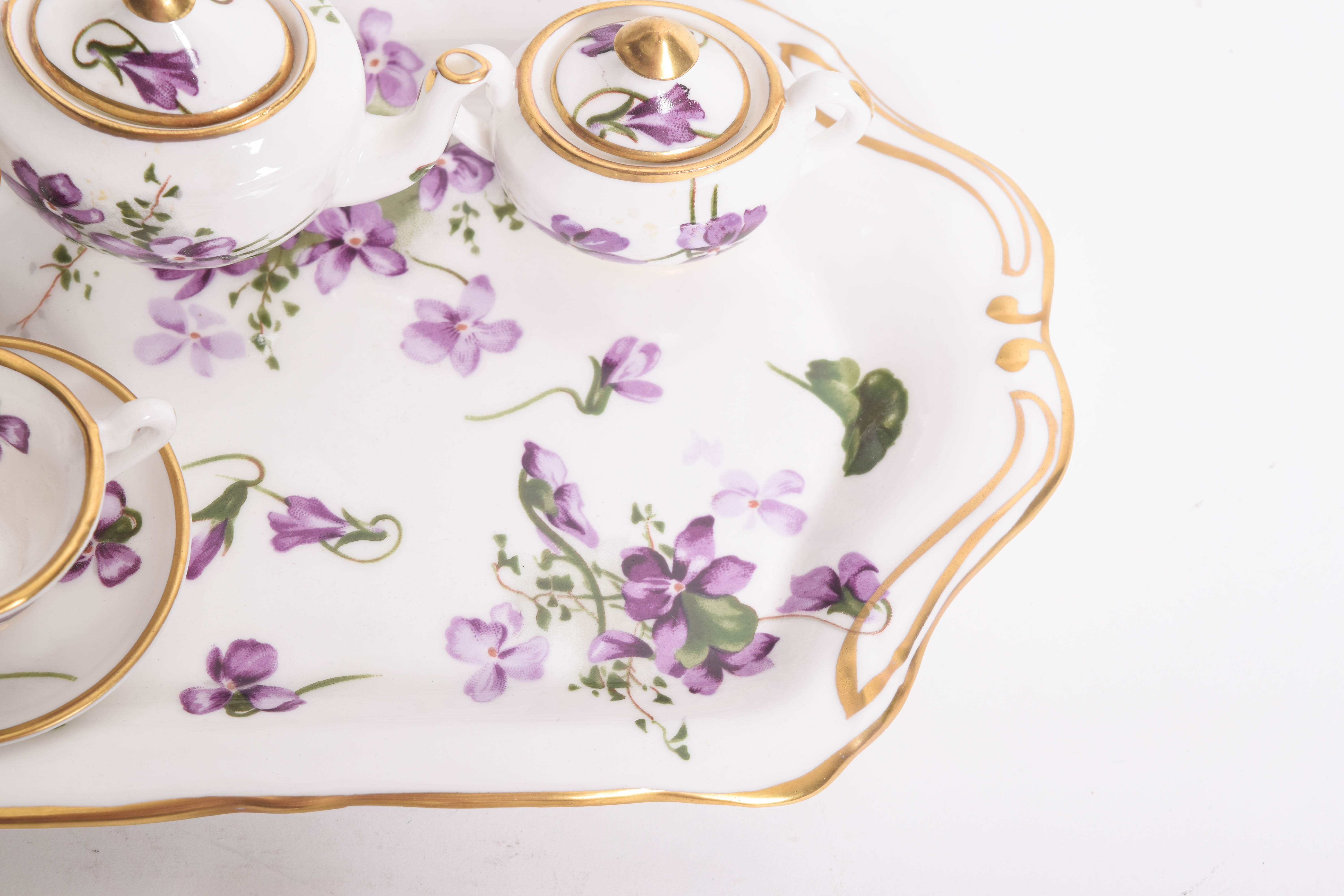 Collection of Vintage Miniature Tea Sets