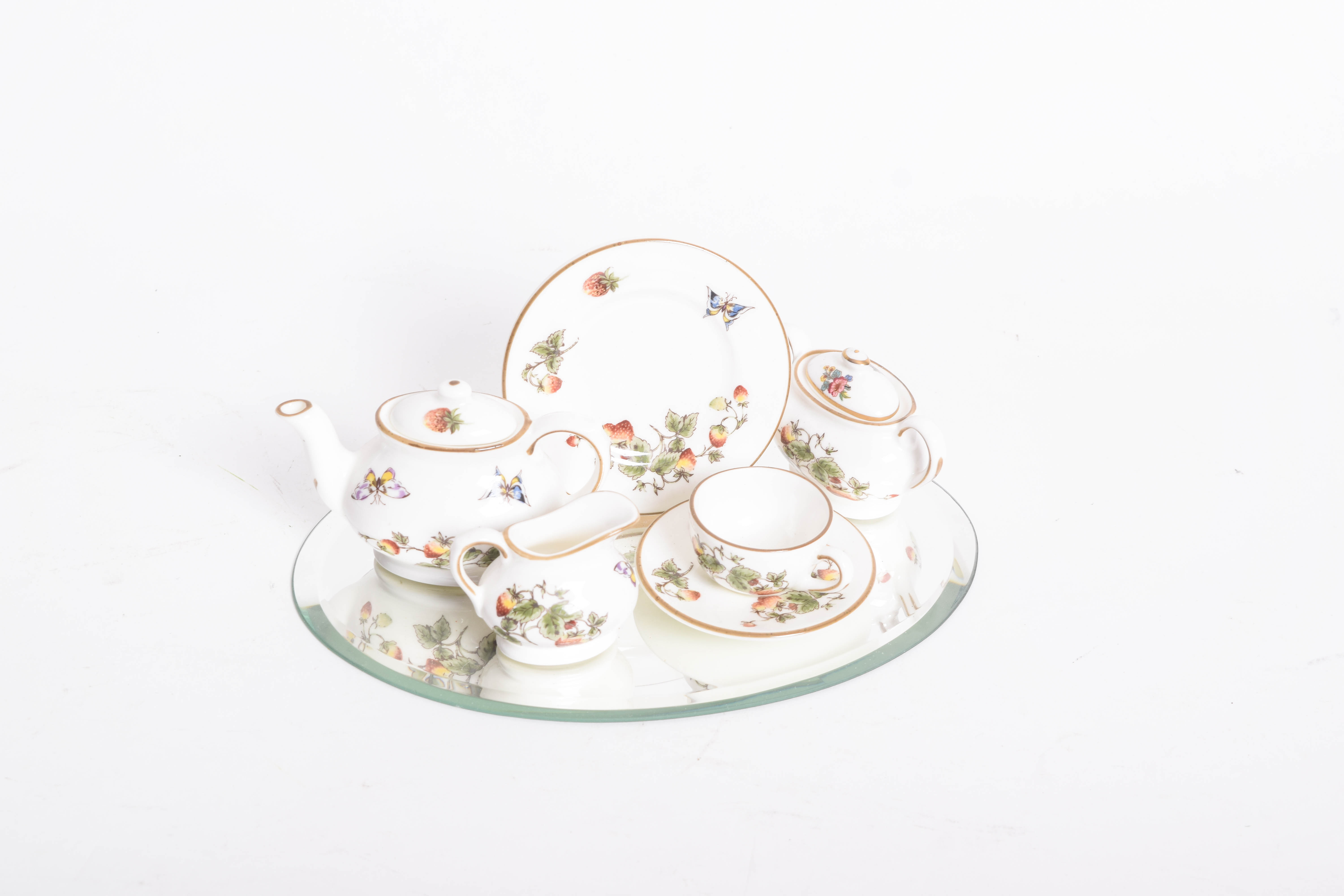 Collection of Vintage Miniature Tea Sets