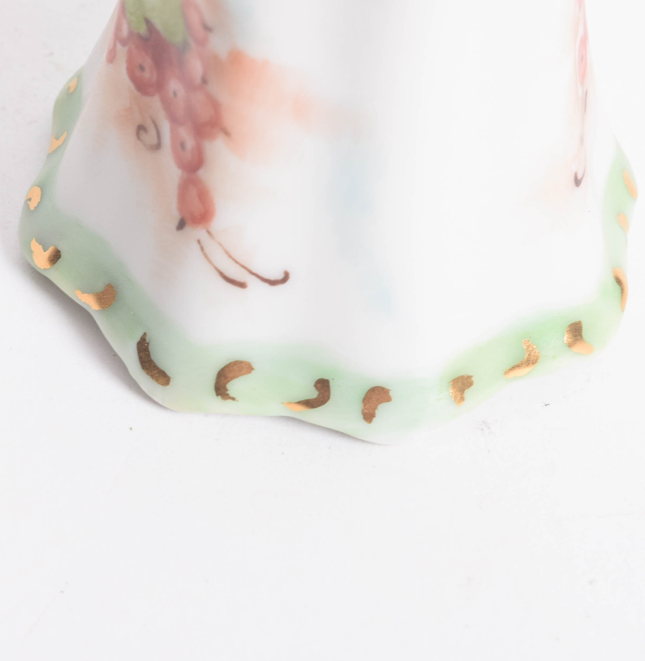 Vintage Hobbyst Hand Painted Porcelain Sugar and Creamer  Set