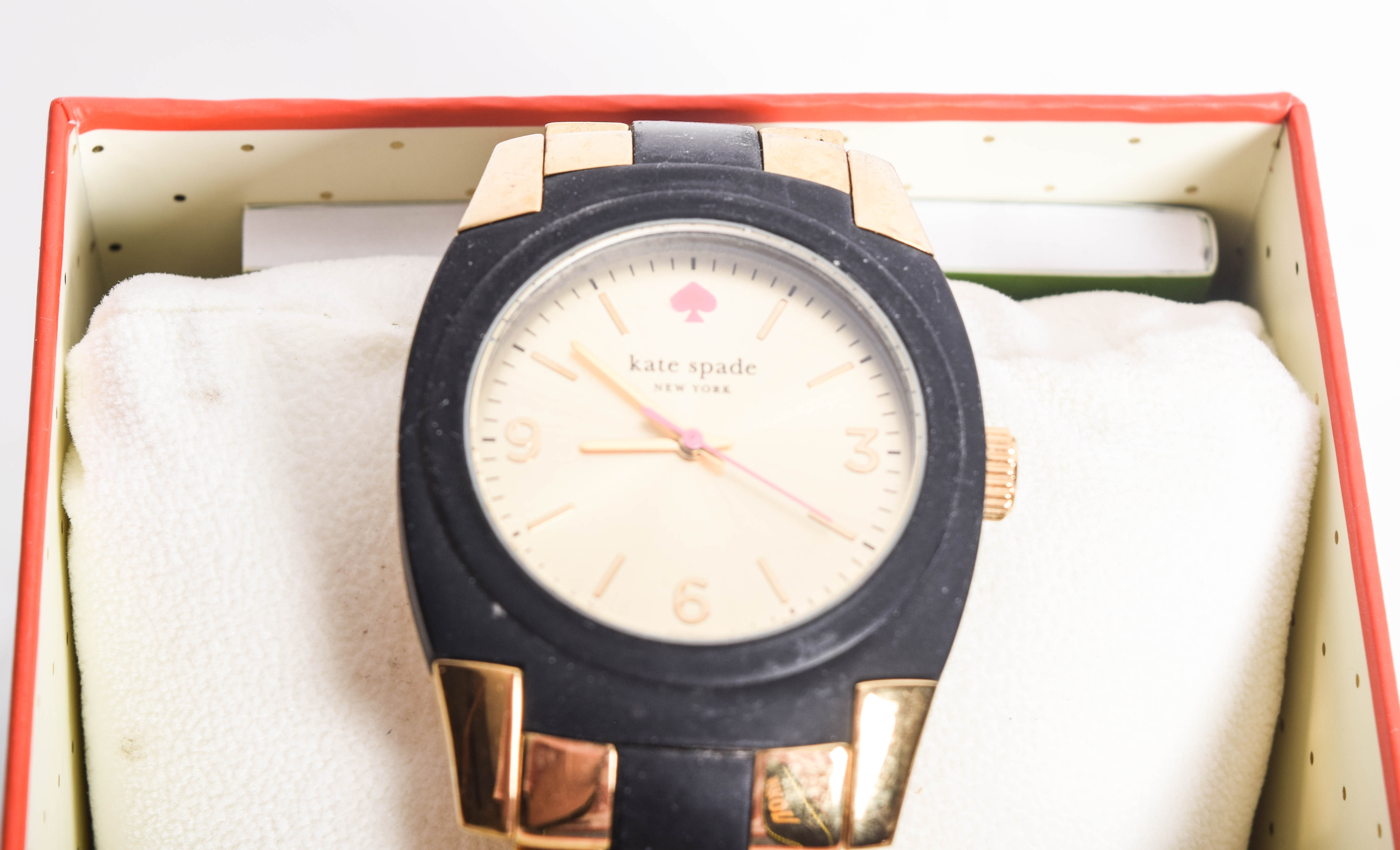 Kate Spade Black and Gold-Plated Stainless Steel Watch