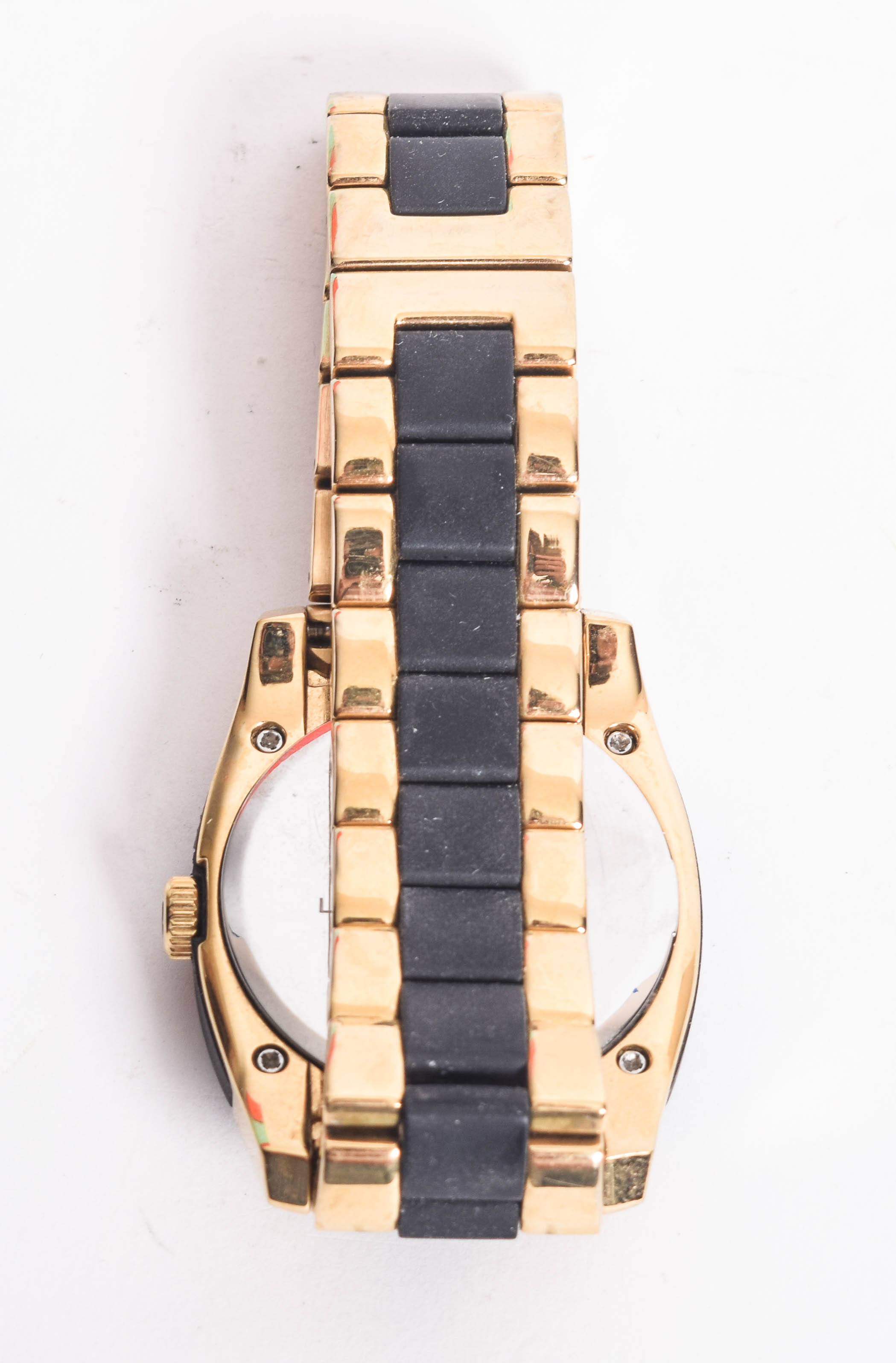 Kate Spade Black and Gold-Plated Stainless Steel Watch