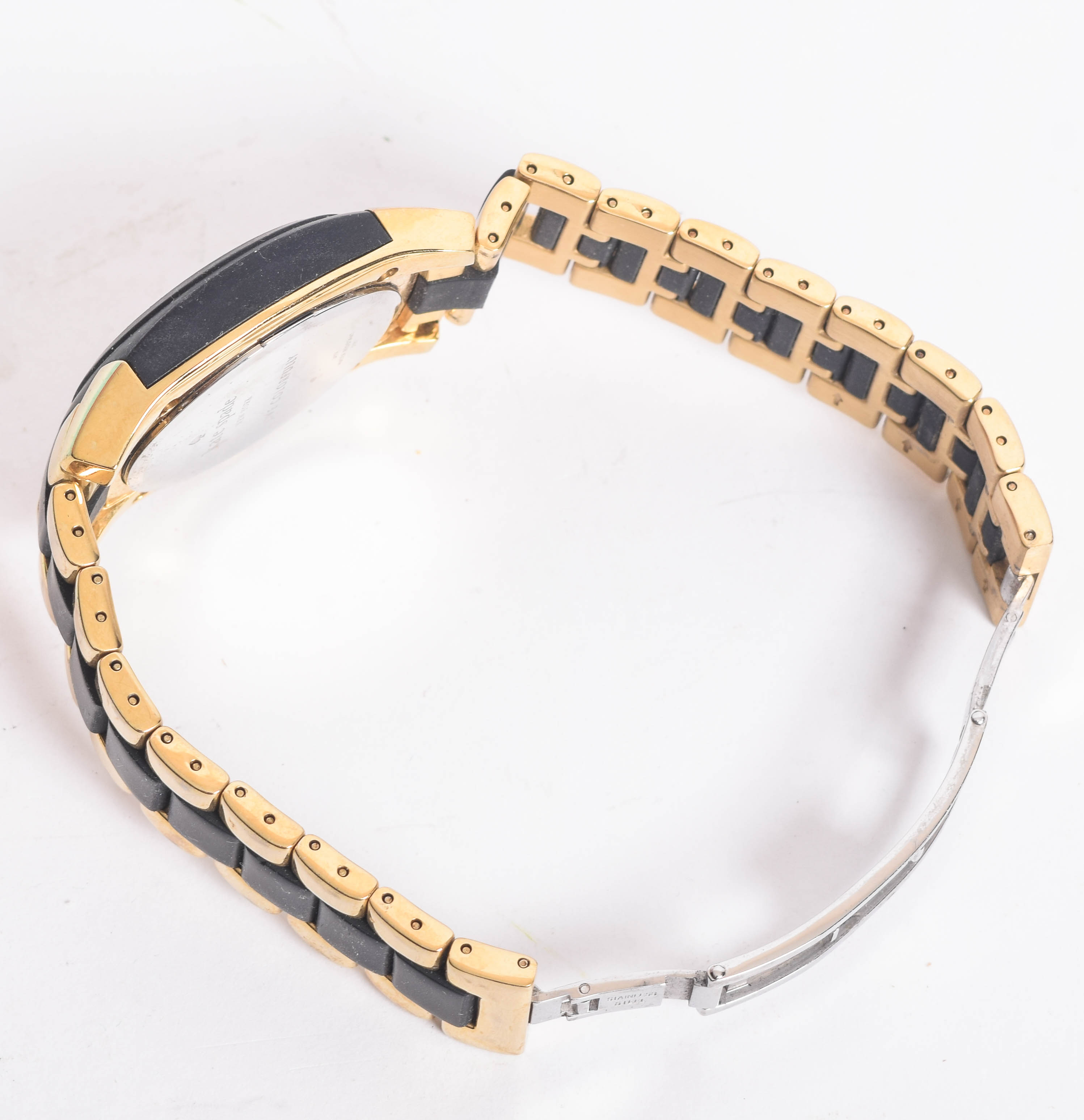 Kate Spade Black and Gold-Plated Stainless Steel Watch