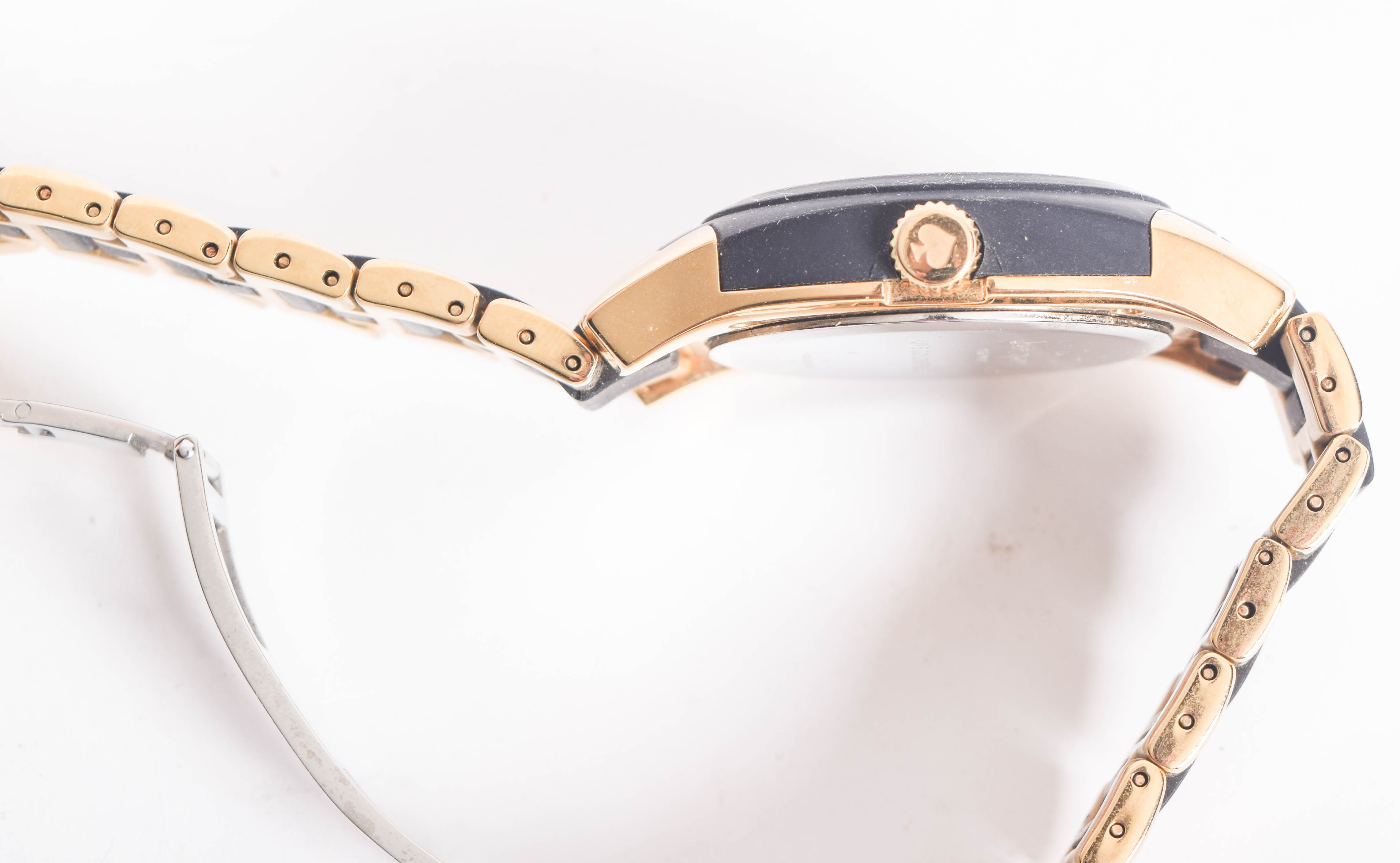 Kate Spade Black and Gold-Plated Stainless Steel Watch