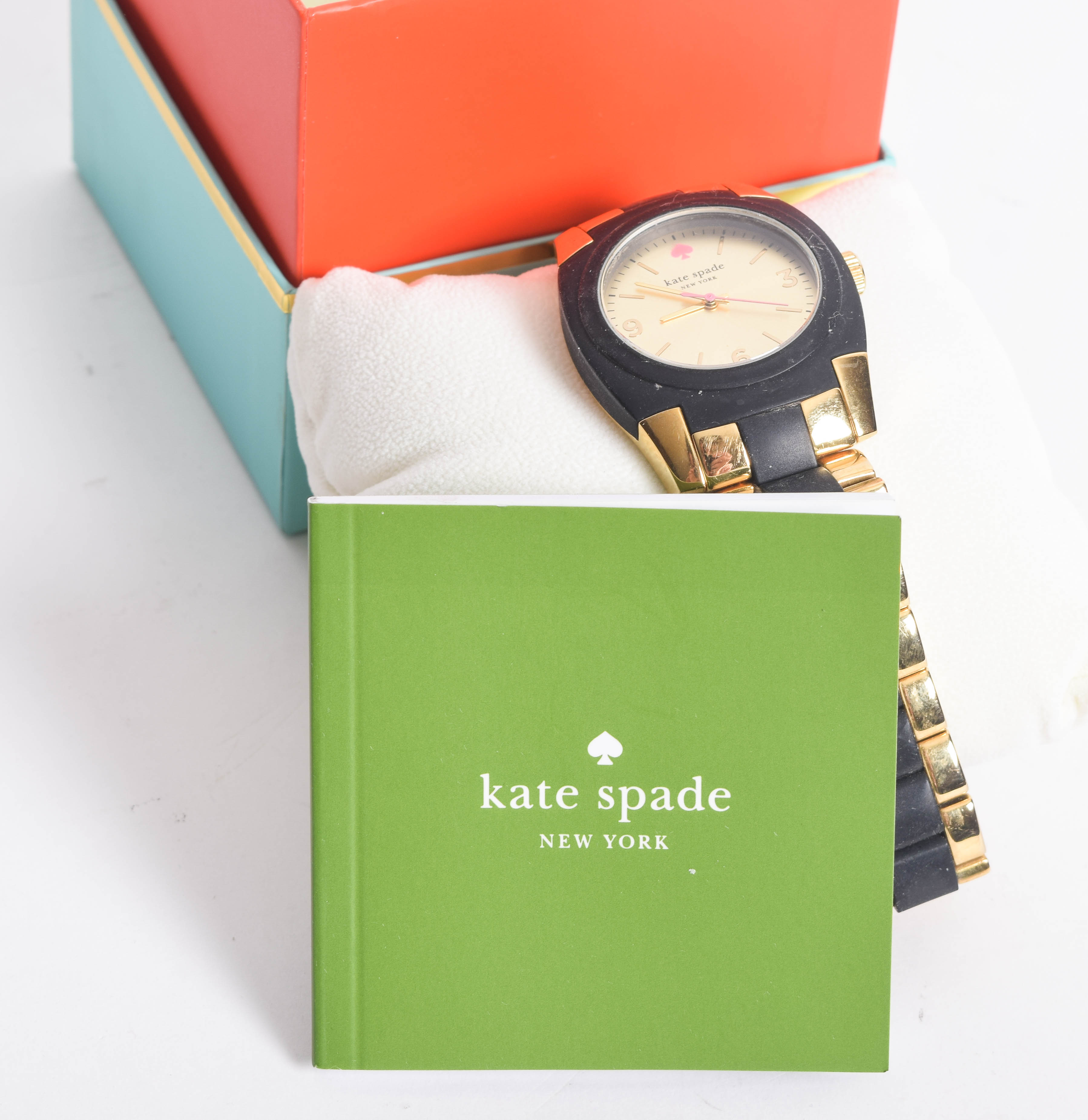 Kate Spade Black and Gold-Plated Stainless Steel Watch