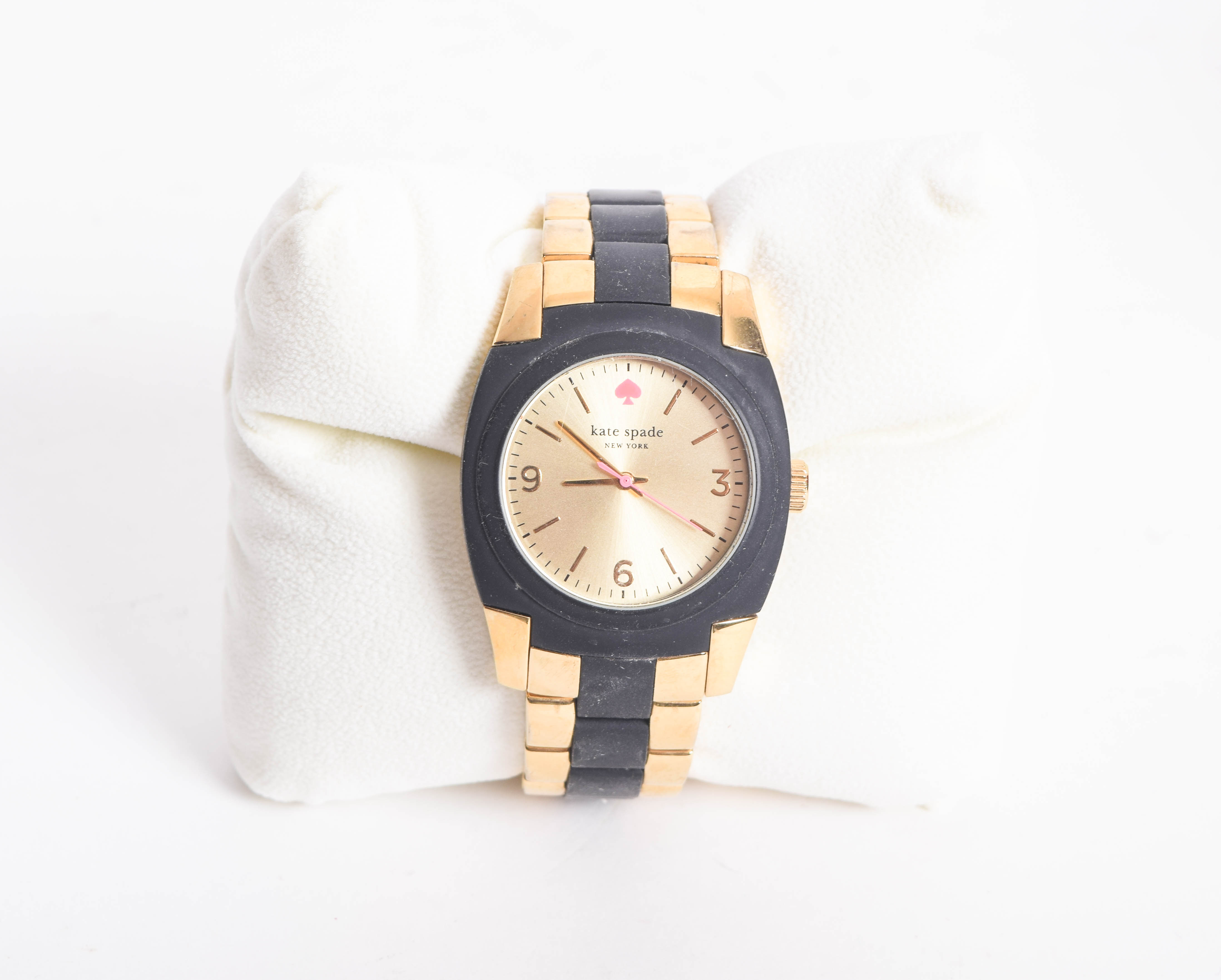 Kate Spade Black and Gold-Plated Stainless Steel Watch