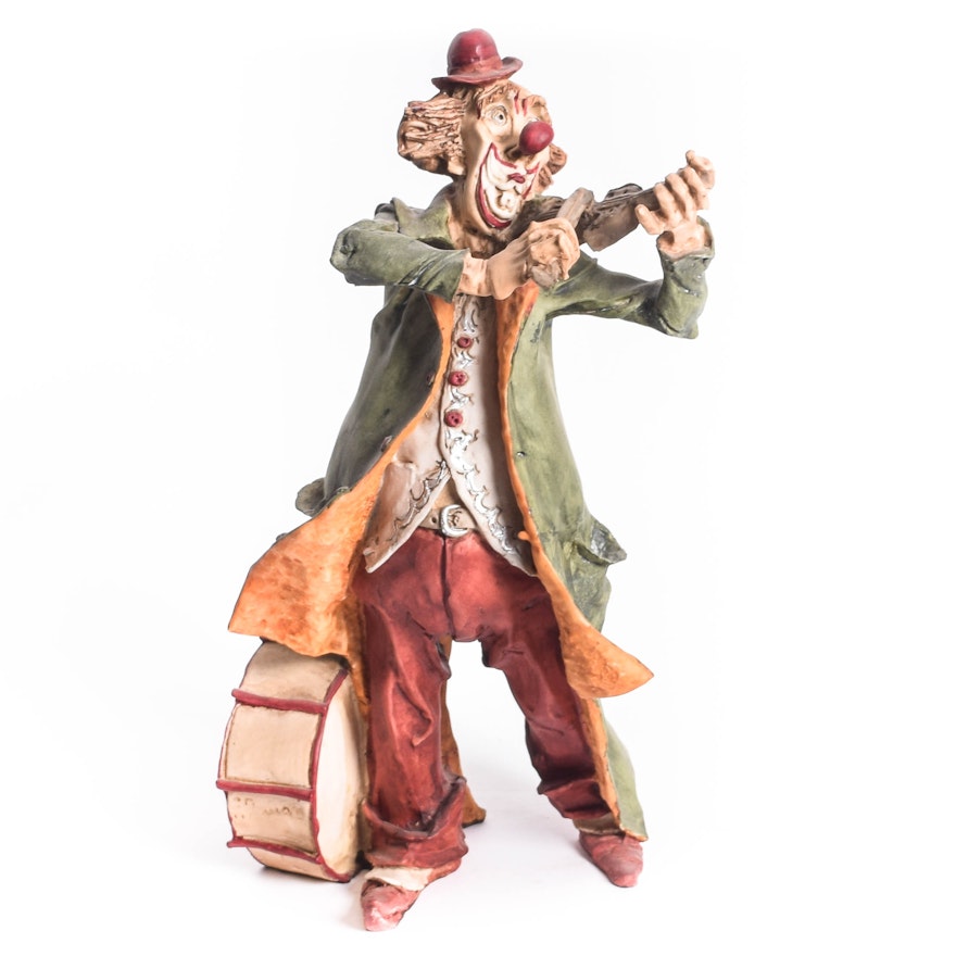 Capodimonte Clown Figurine