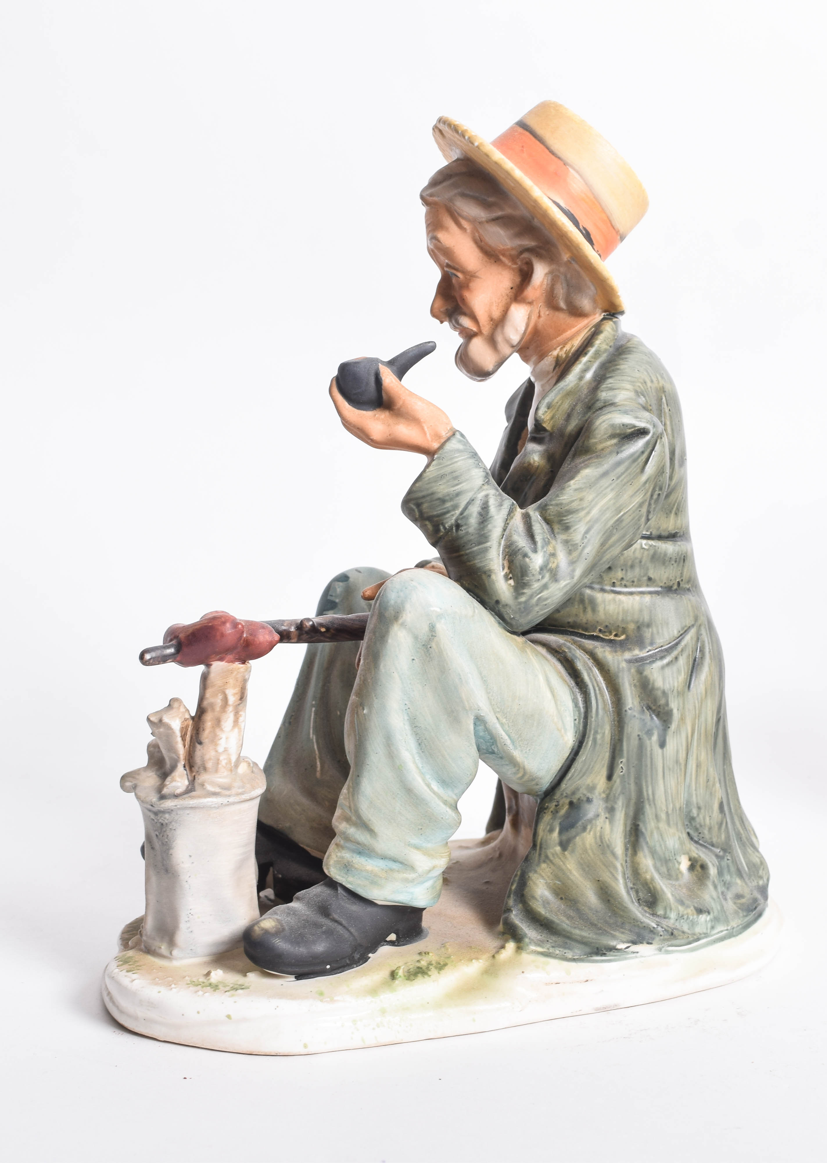 Collection of Italian Porcelain Figurines Featuring Capodimonte