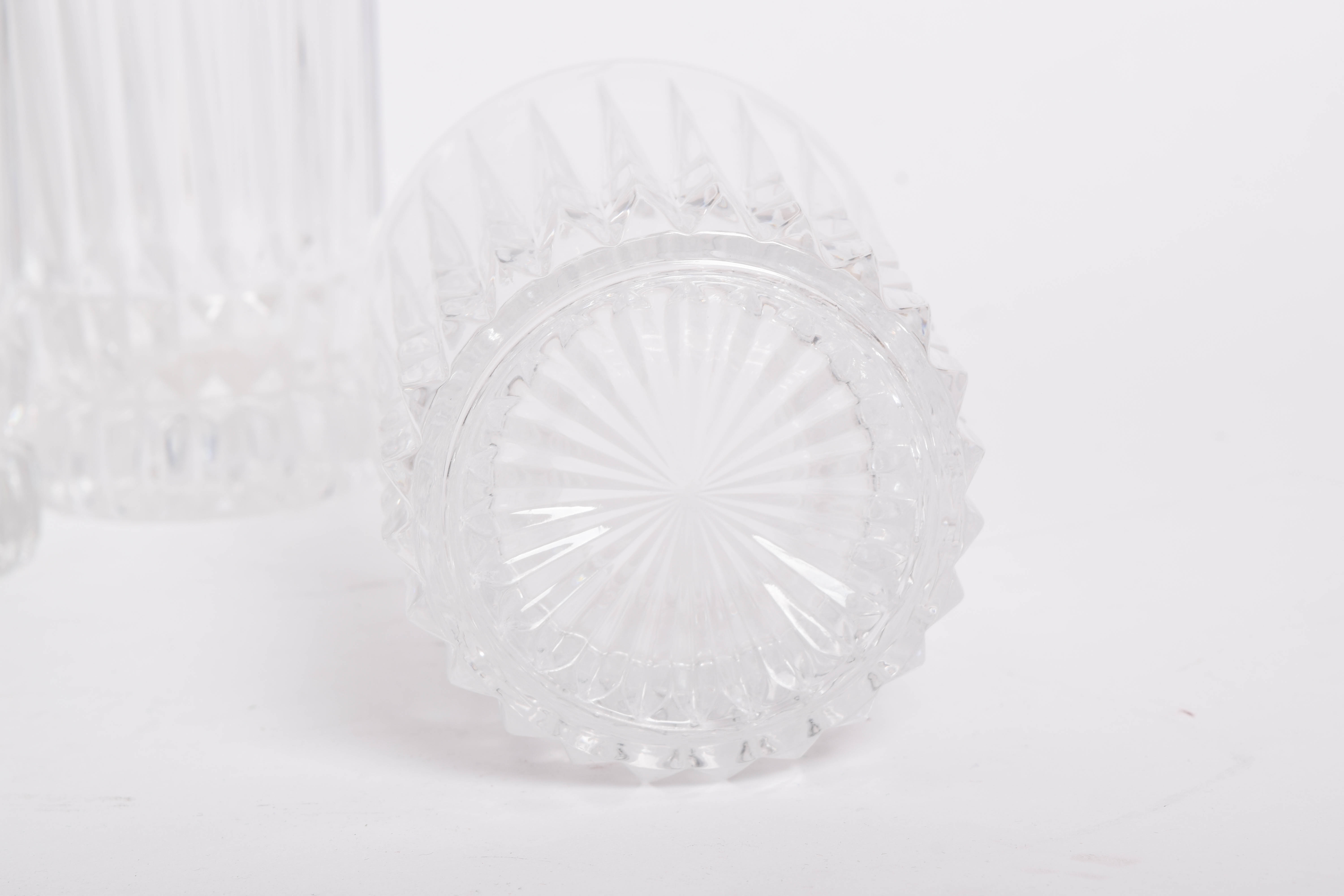 Set of Vintage Cut Crystal Barware