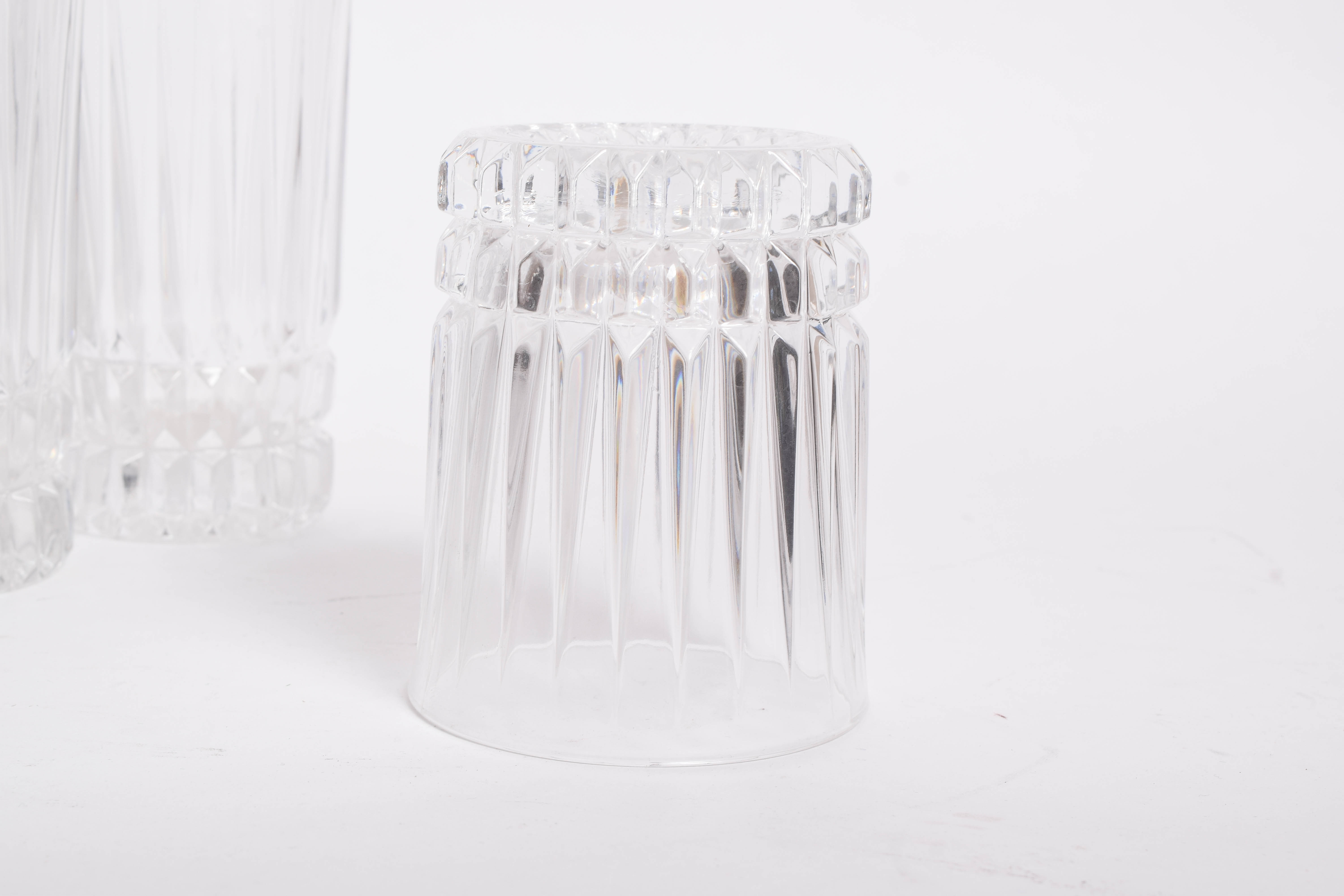 Set of Vintage Cut Crystal Barware