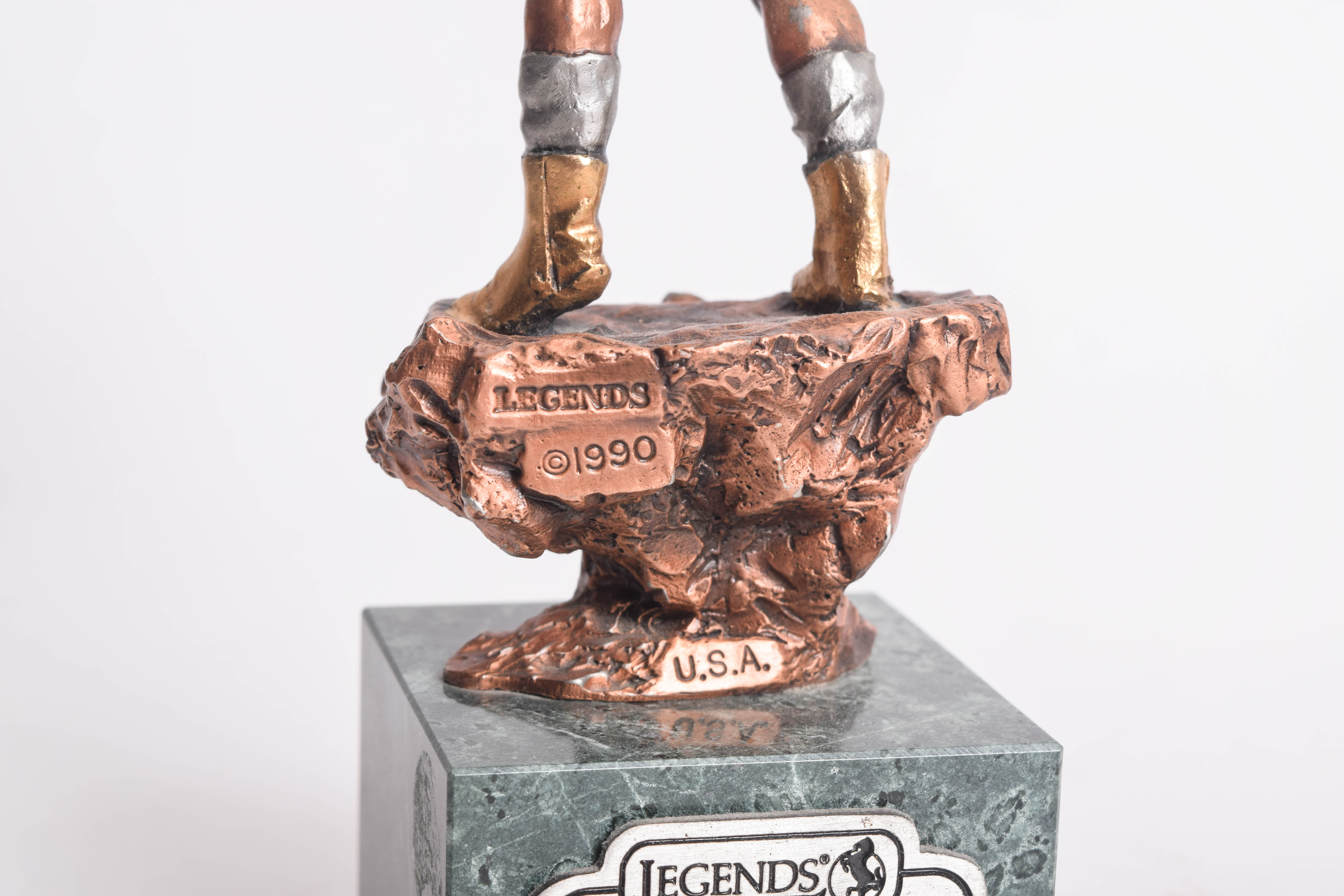 Collection of Reproduction Native American Themed Metal Sculptures