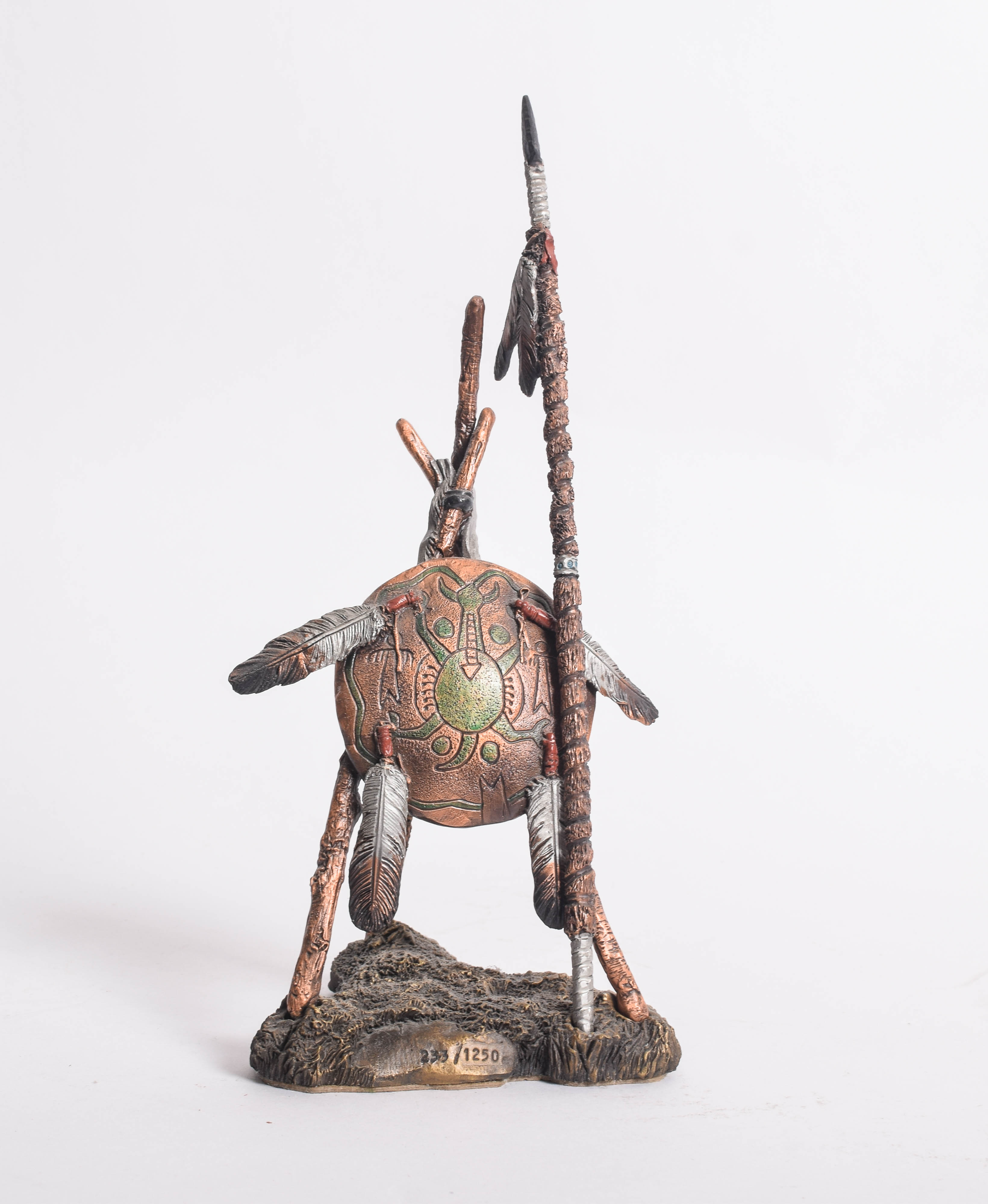 Collection of Reproduction Native American Themed Metal Sculptures