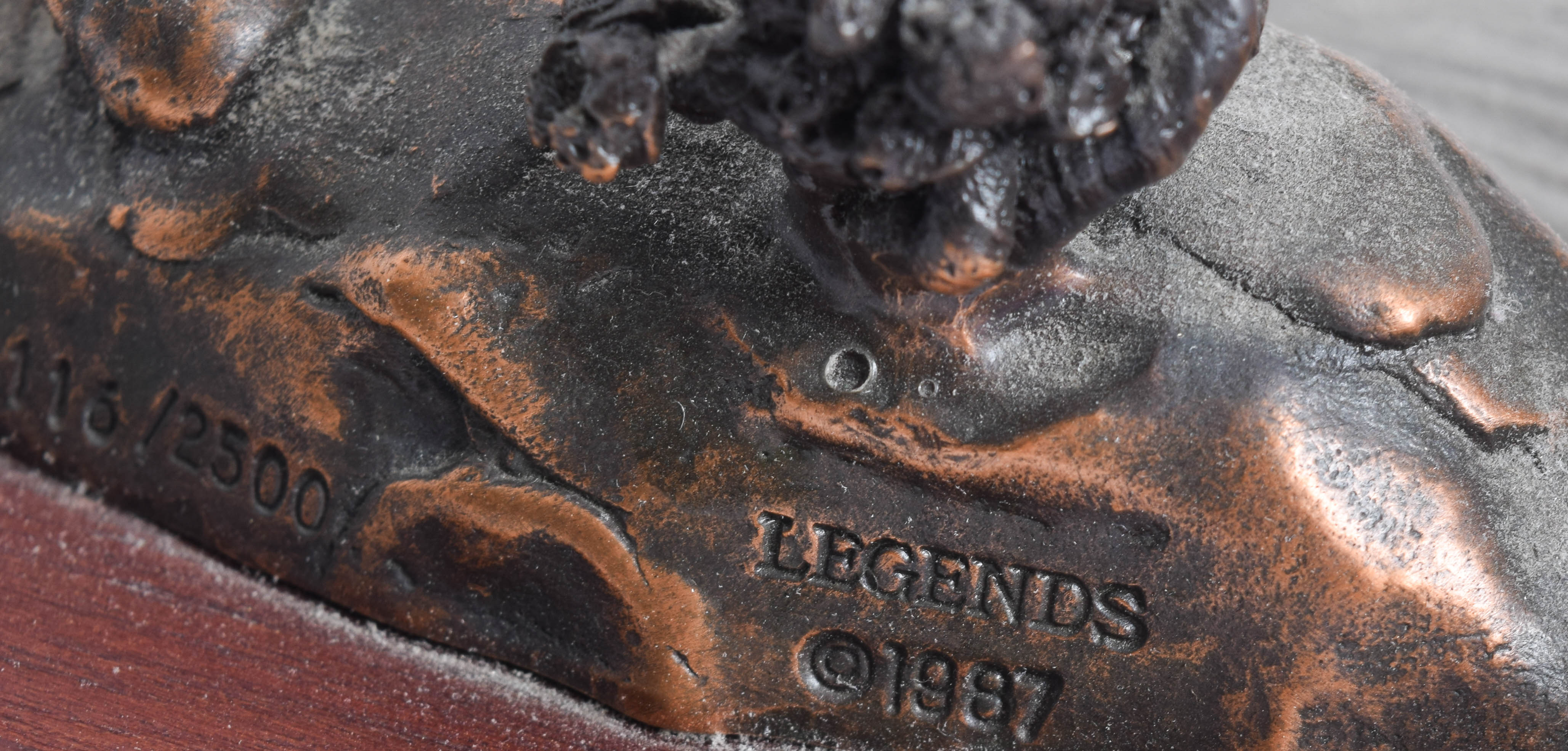 Collection of Reproduction Native American Themed Metal Sculptures