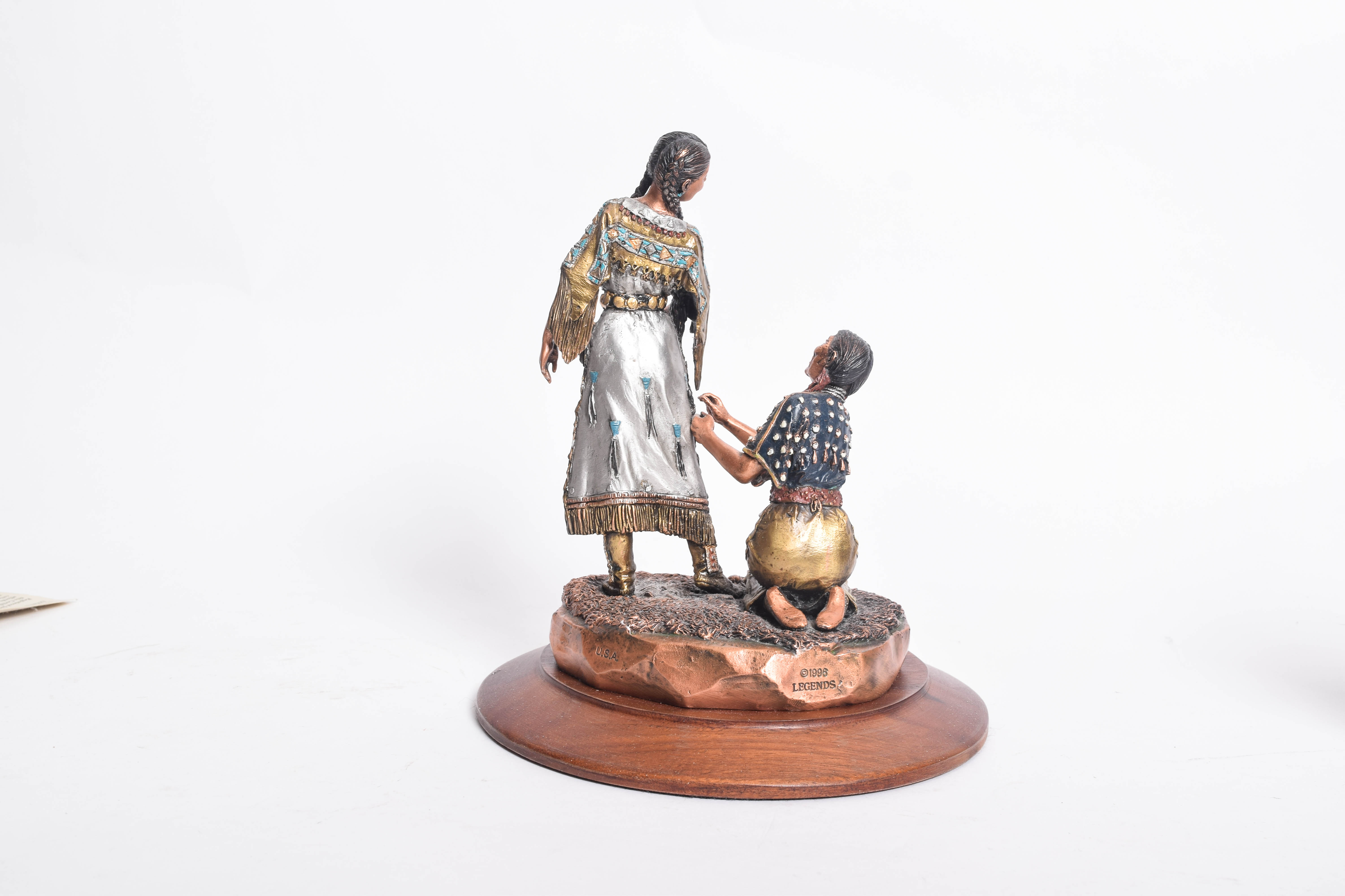 Collection of Reproduction Native American Themed Metal Sculptures