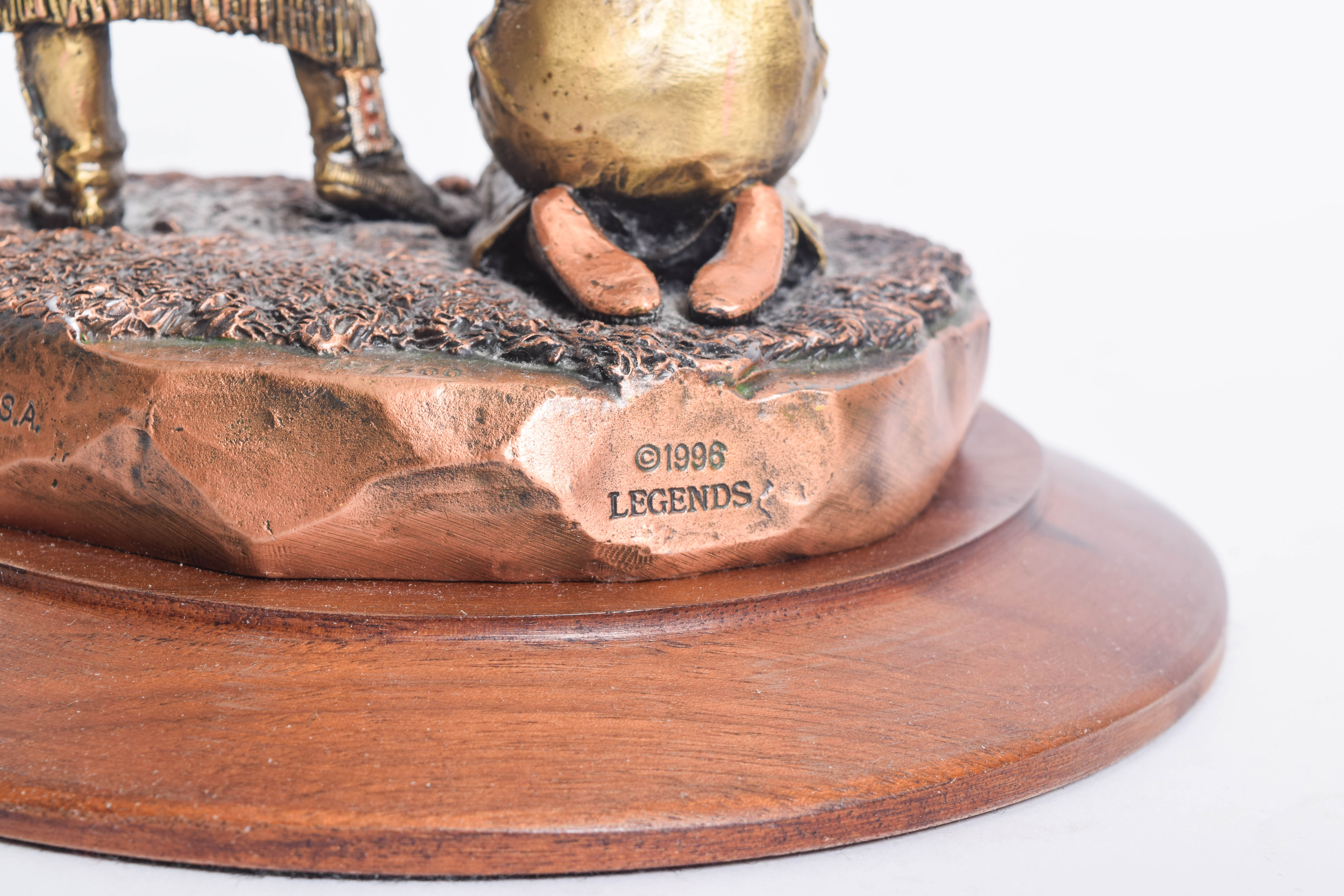 Collection of Reproduction Native American Themed Metal Sculptures