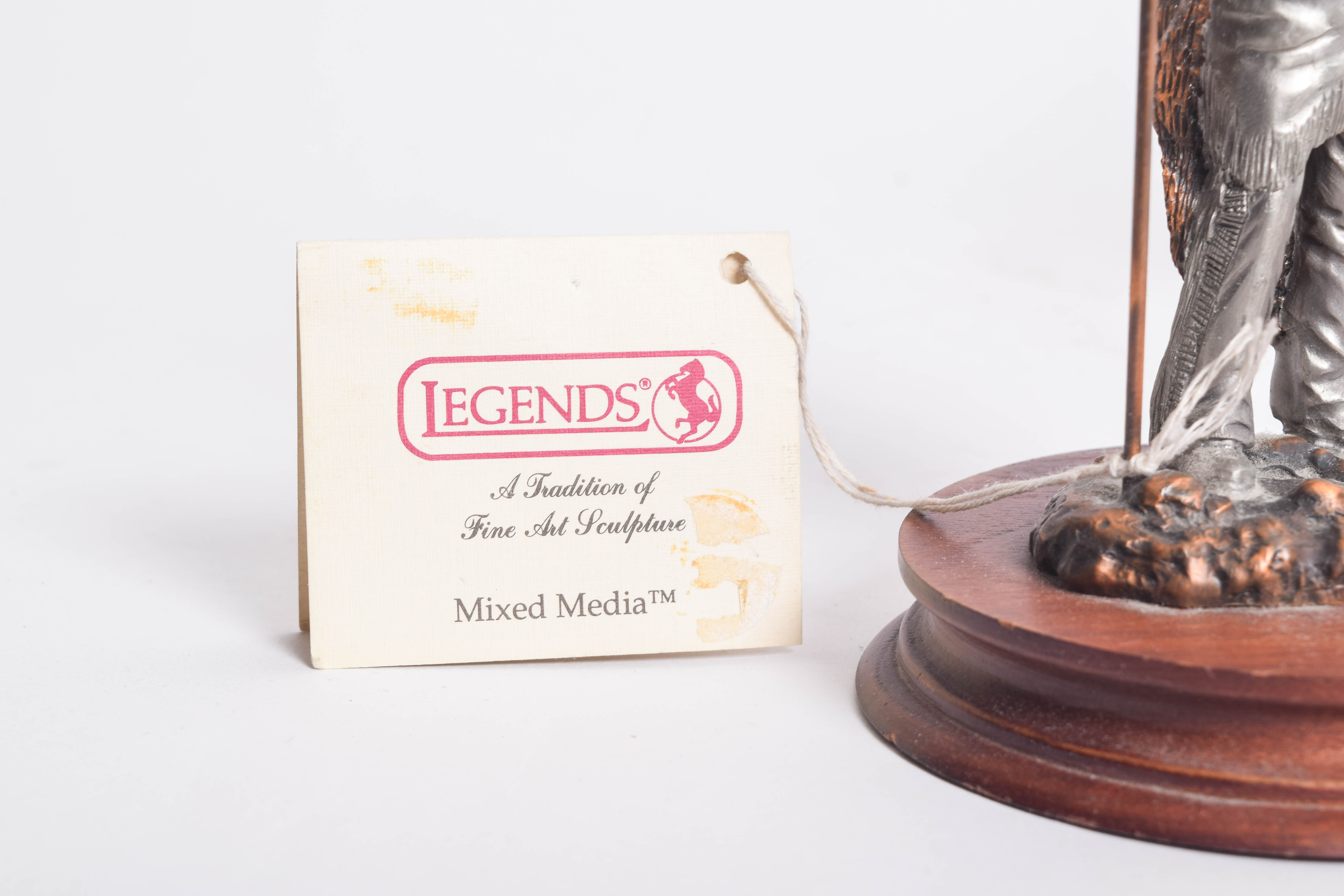 Collection of Reproduction Native American Themed Metal Sculptures