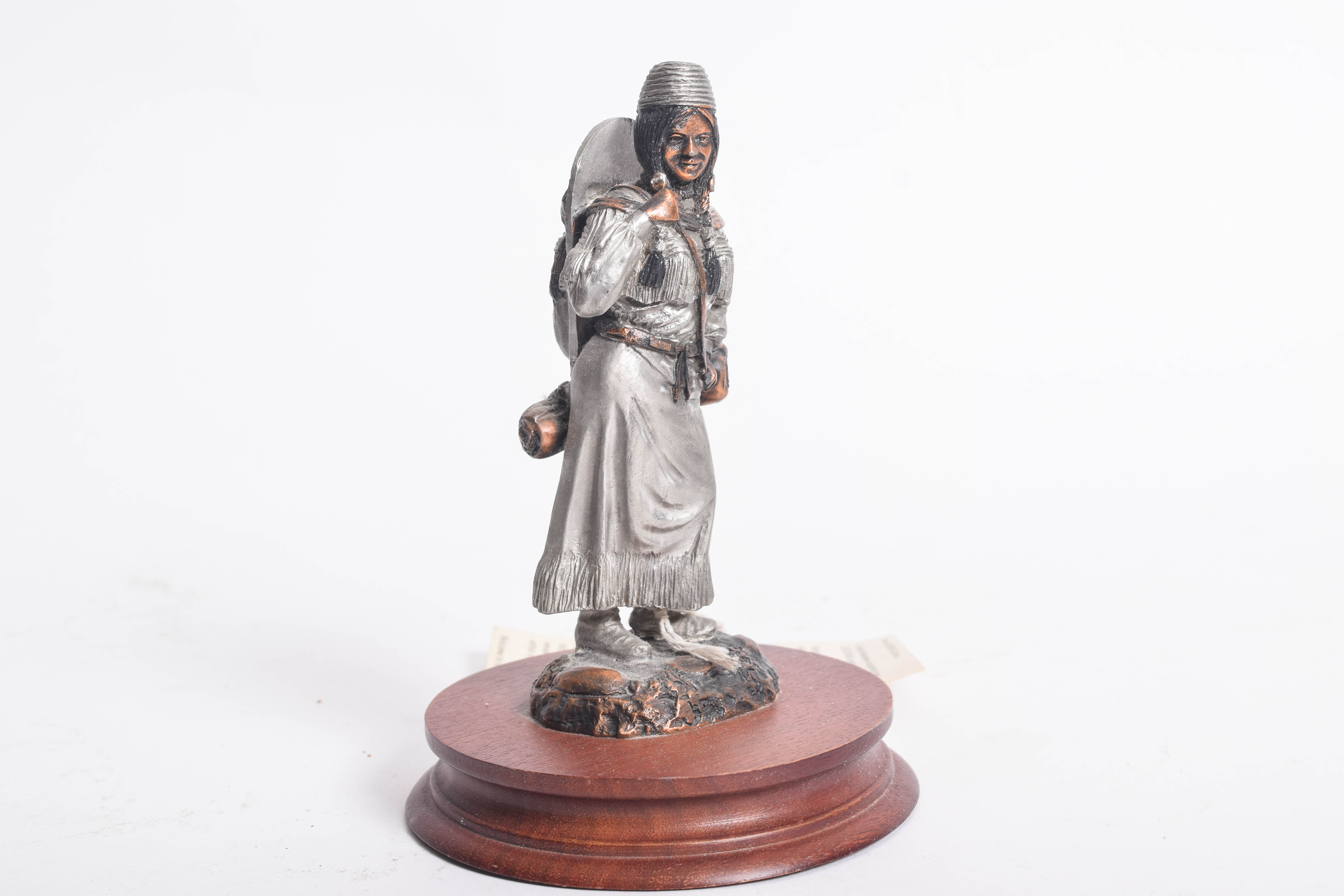 Collection of Reproduction Native American Themed Metal Sculptures