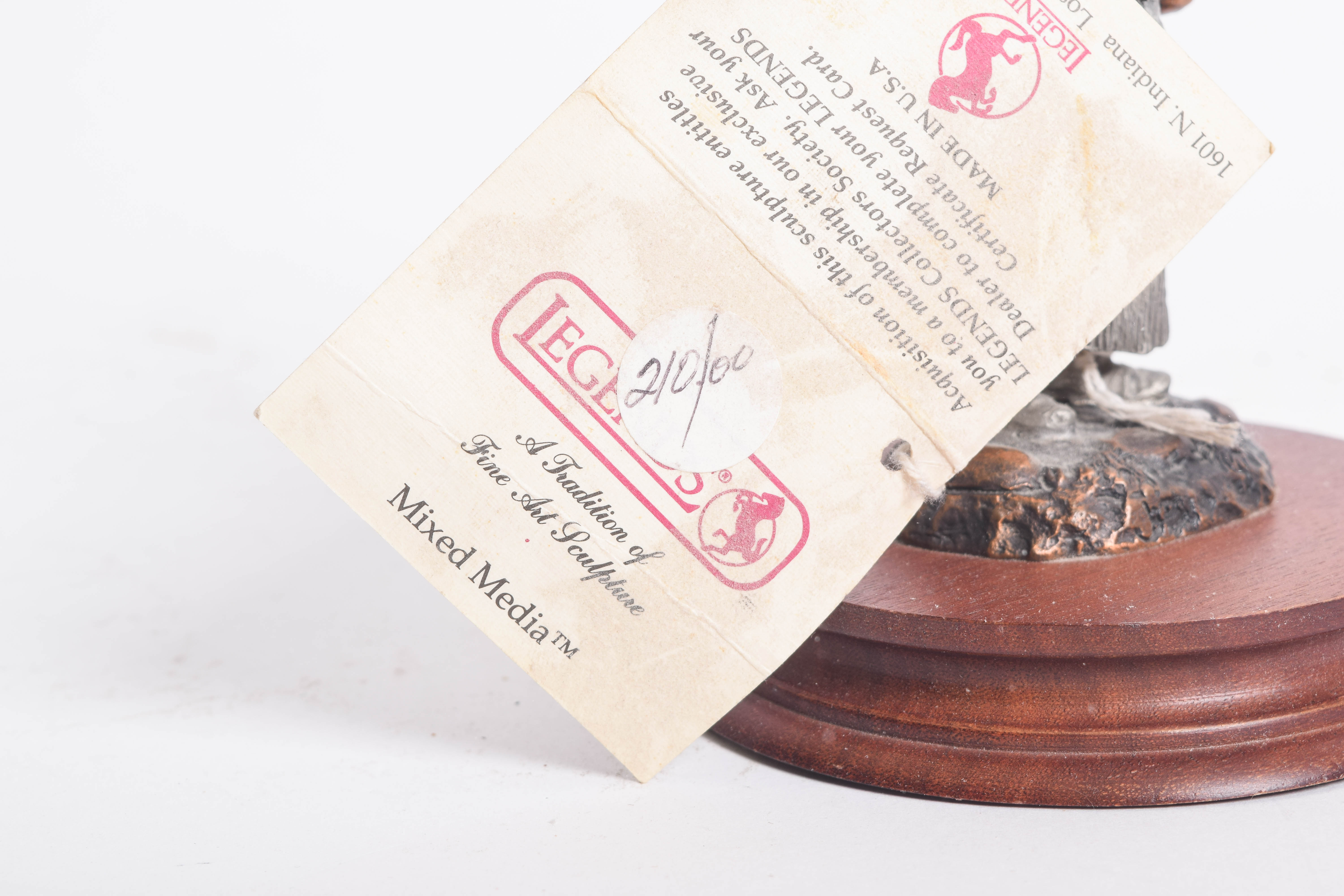 Collection of Reproduction Native American Themed Metal Sculptures