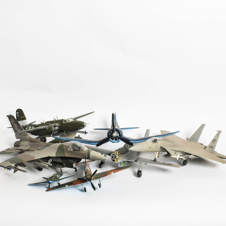 Collection of Model Airplanes