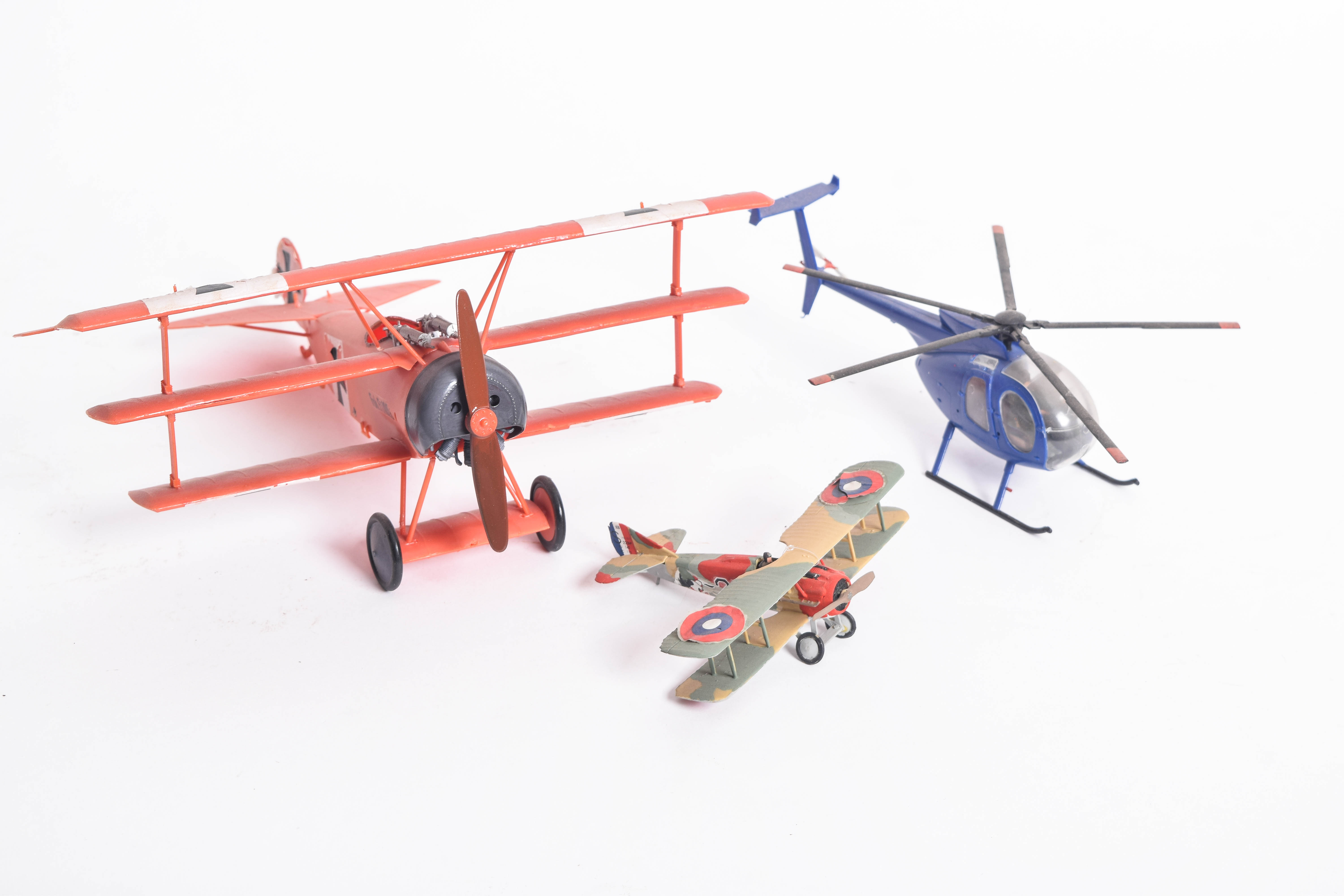 Collection of Model Airplanes and Helicopters