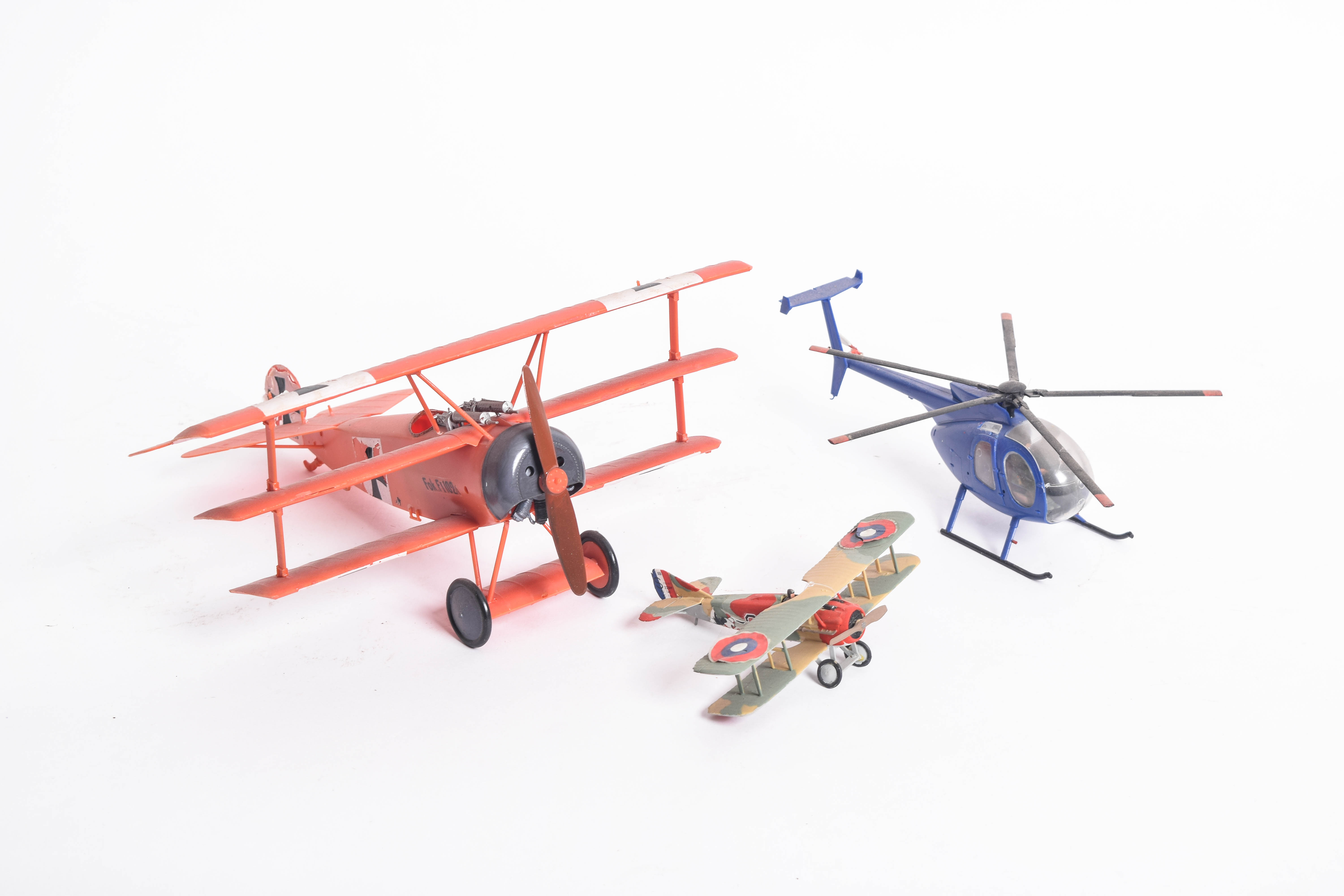 Collection of Model Airplanes and Helicopters