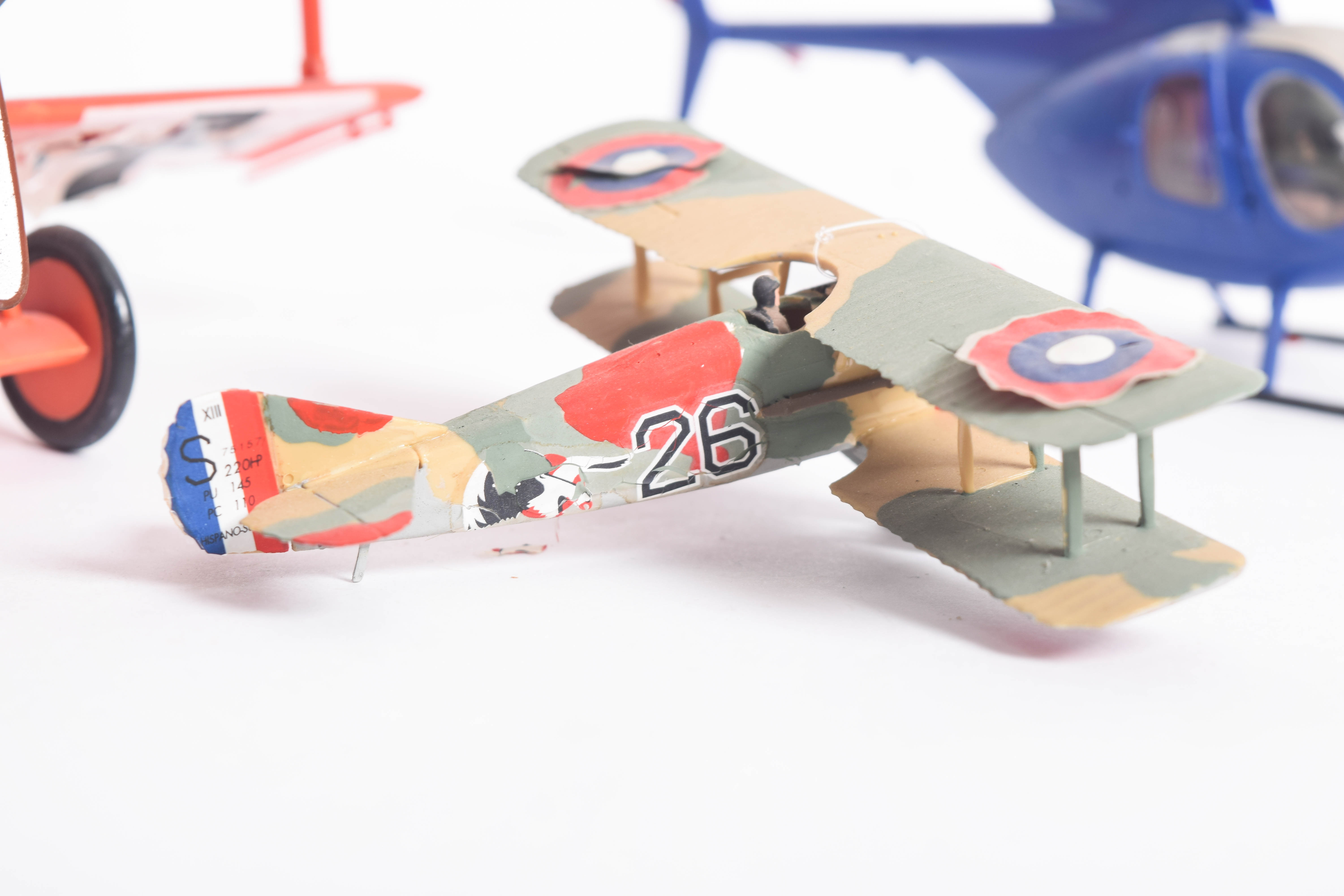 Collection of Model Airplanes and Helicopters