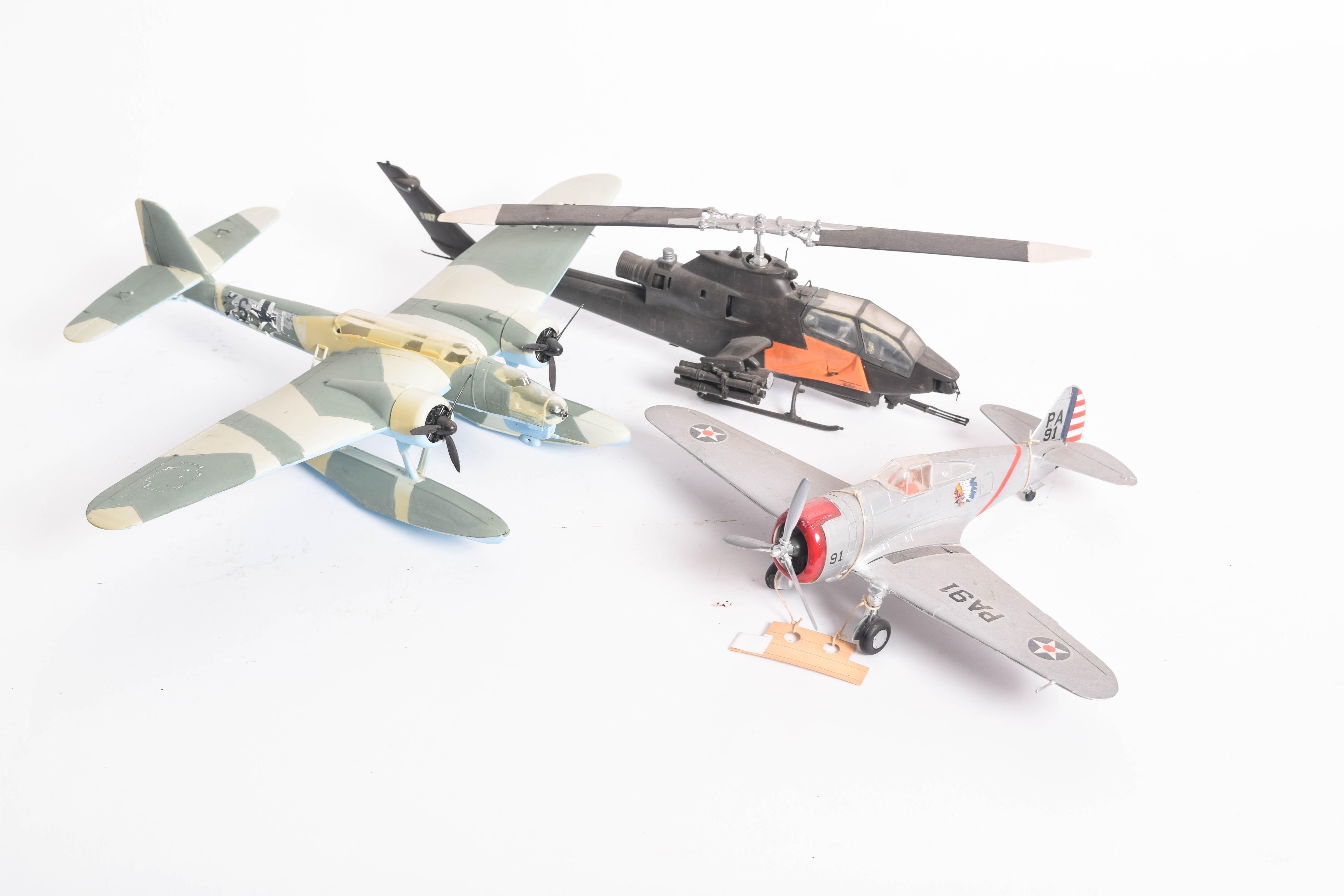 Collection of Model Airplanes and Helicopters