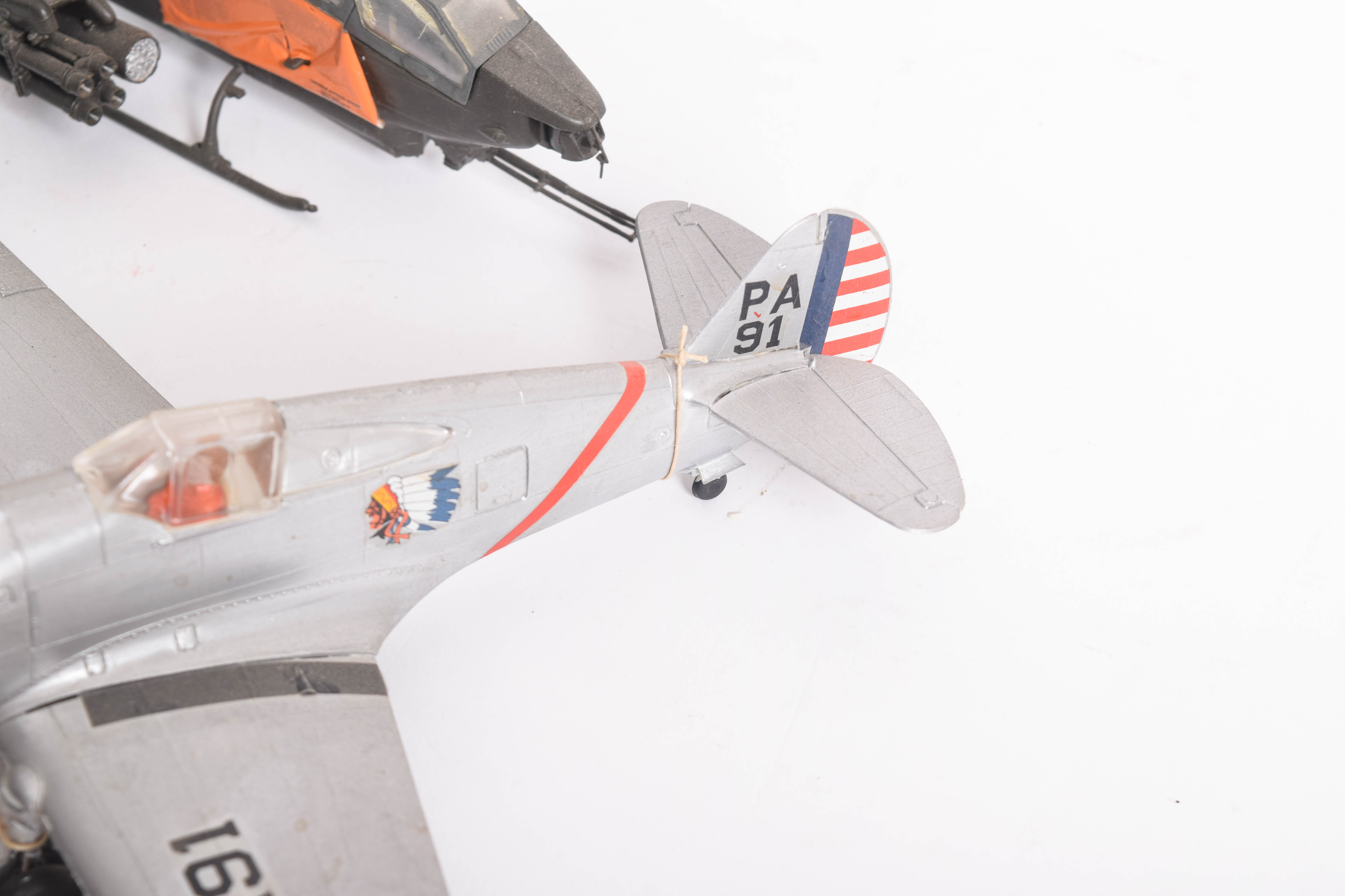 Collection of Model Airplanes and Helicopters