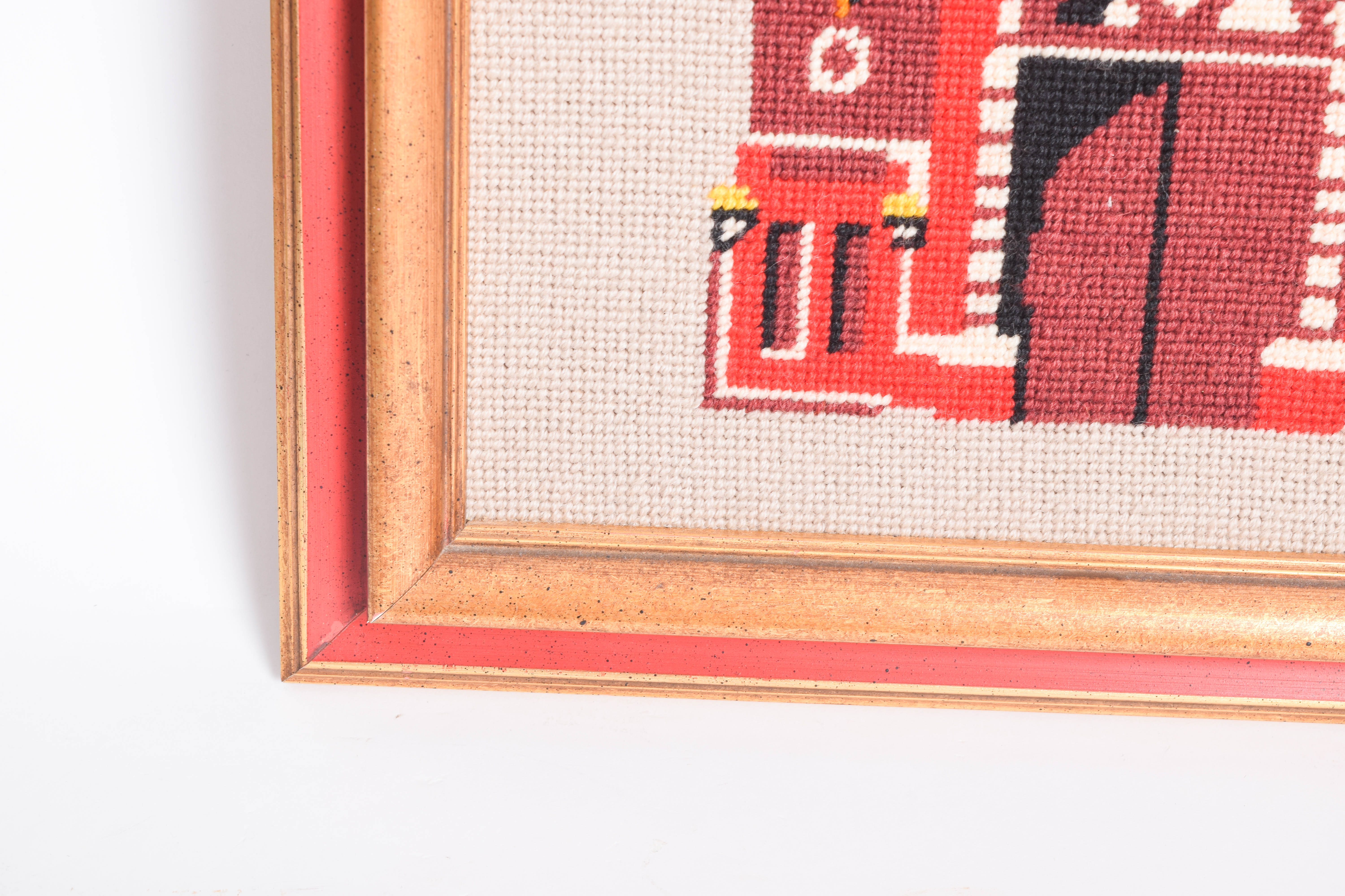 Collection of Vintage Framed Needlepoints