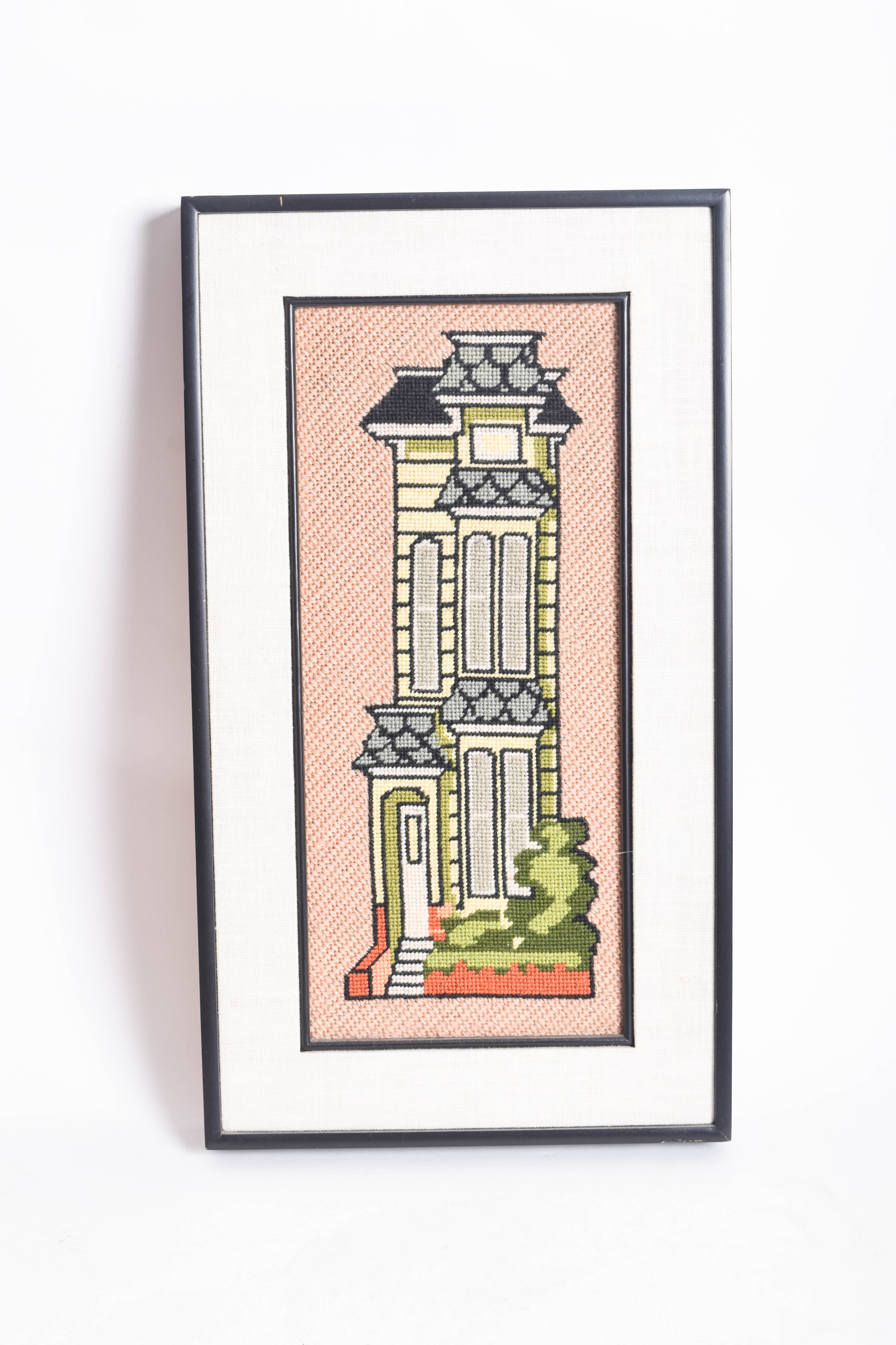 Collection of Vintage Framed Needlepoints