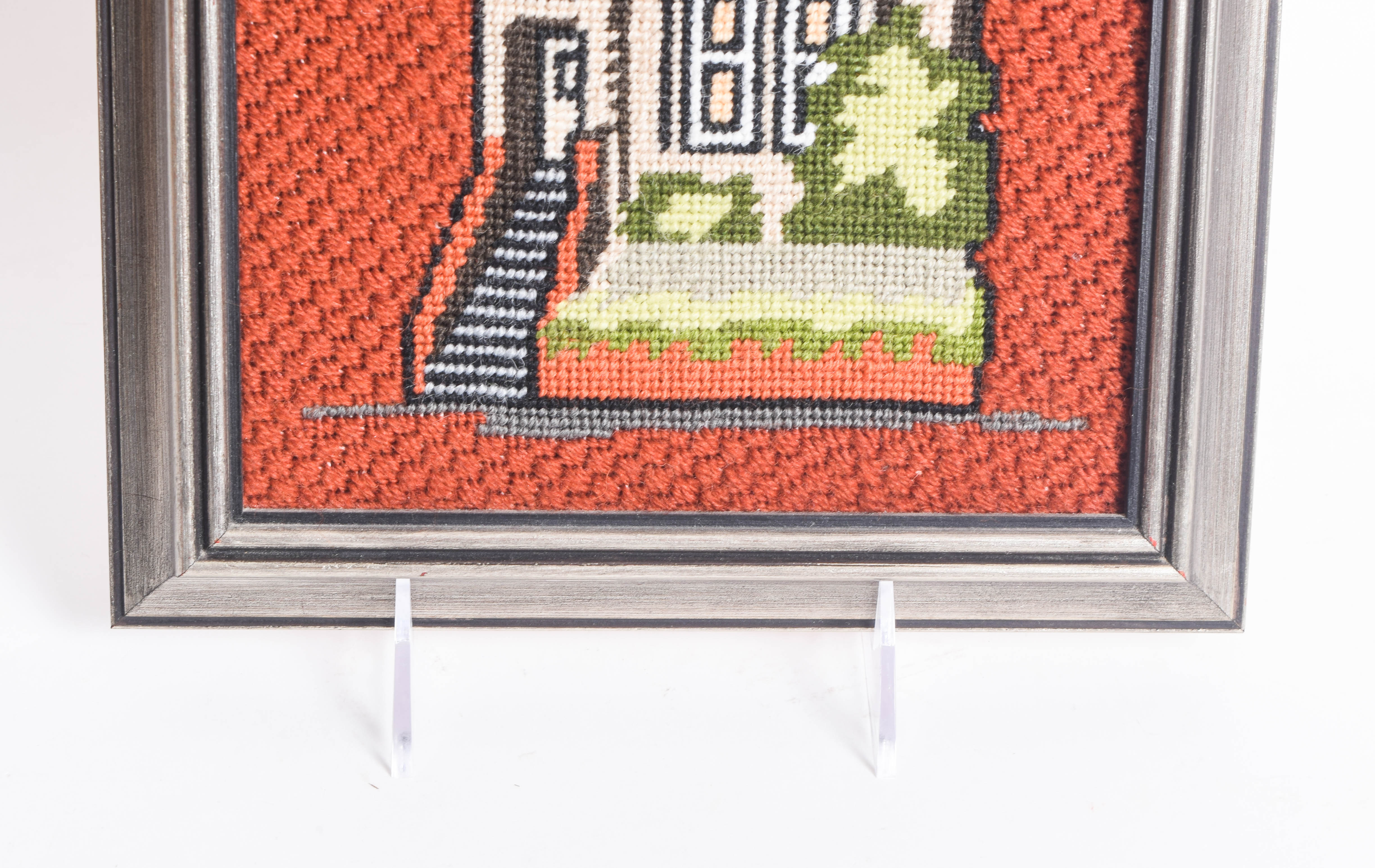 Collection of Vintage Framed Needlepoints