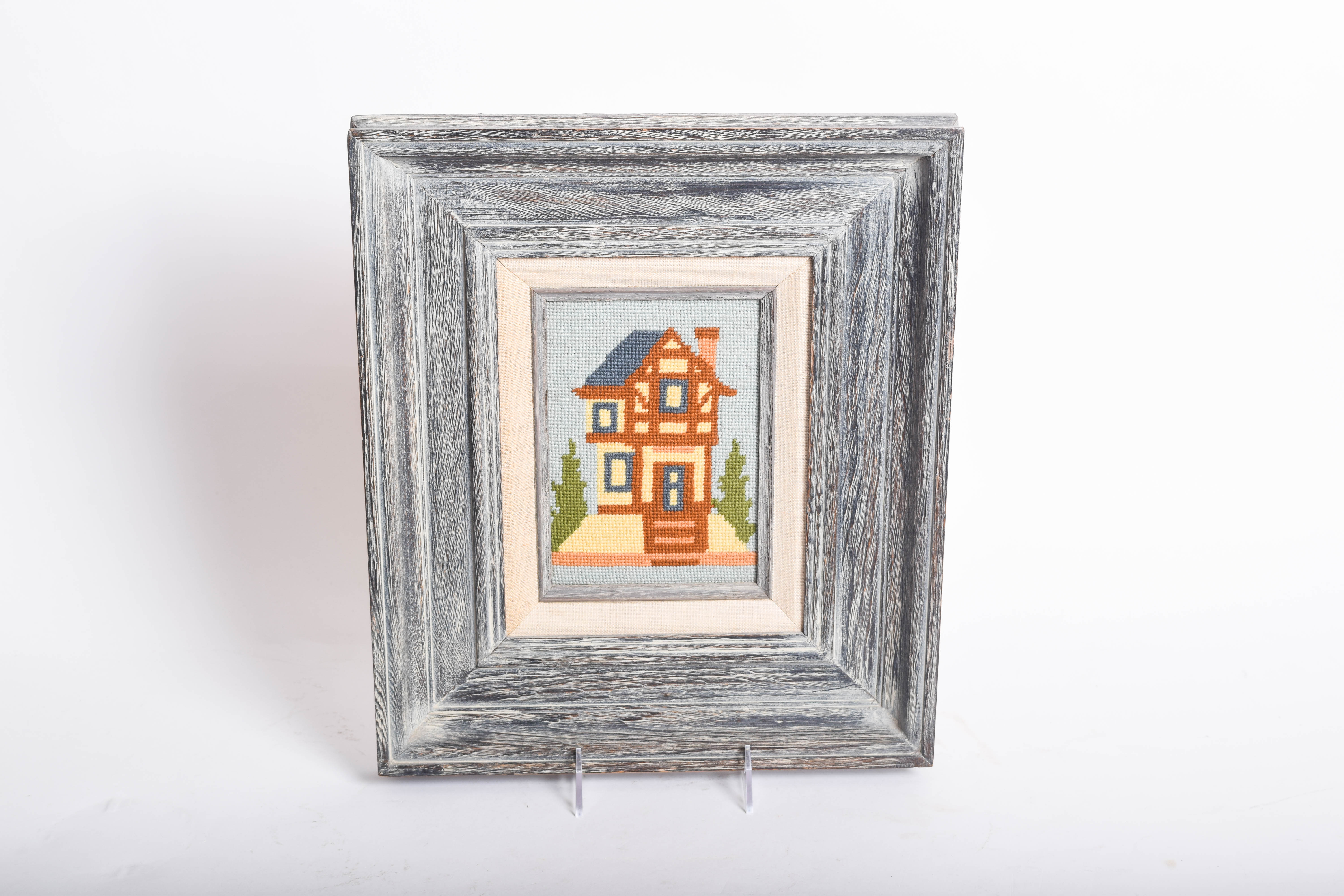 Collection of Vintage Framed Needlepoints