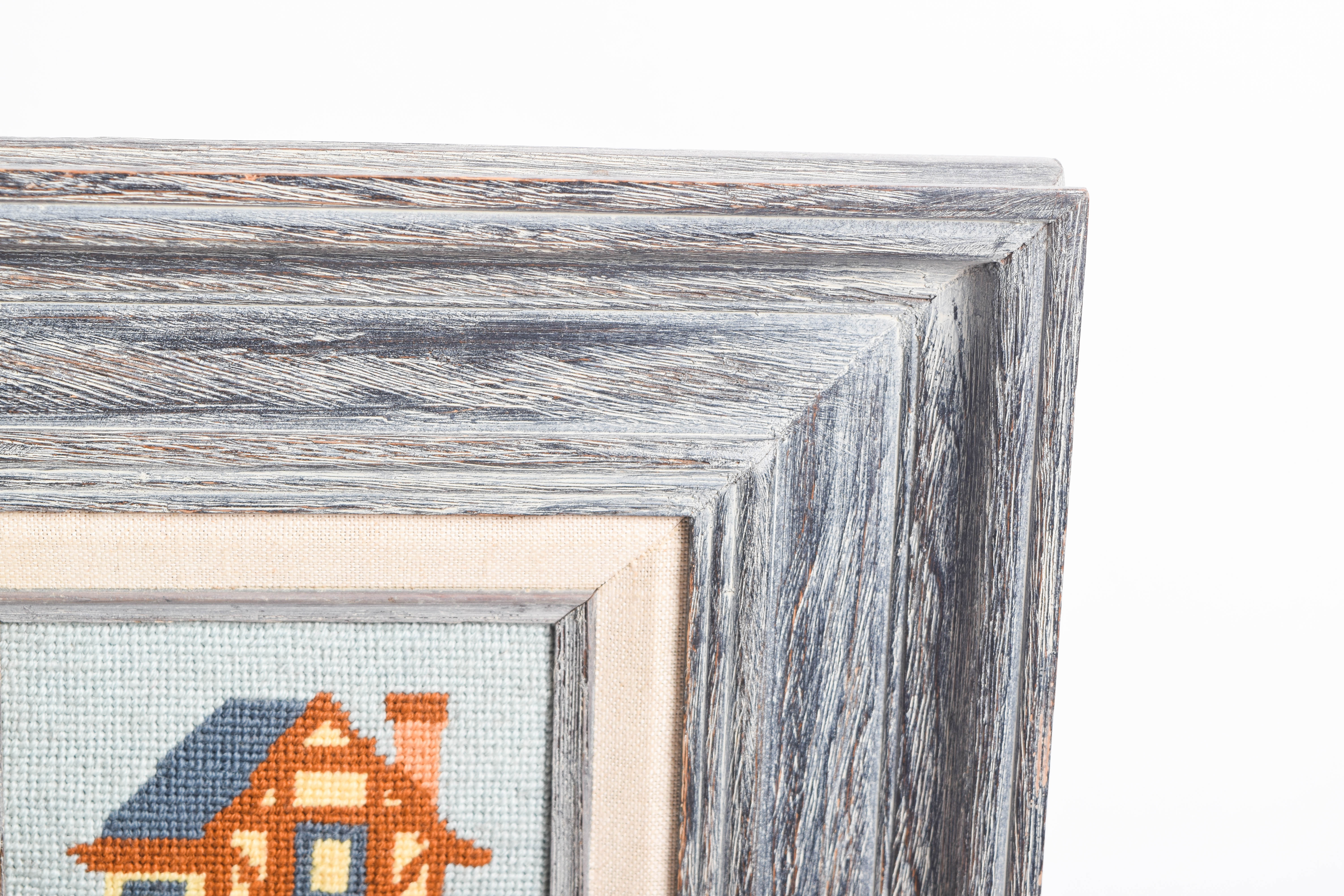 Collection of Vintage Framed Needlepoints