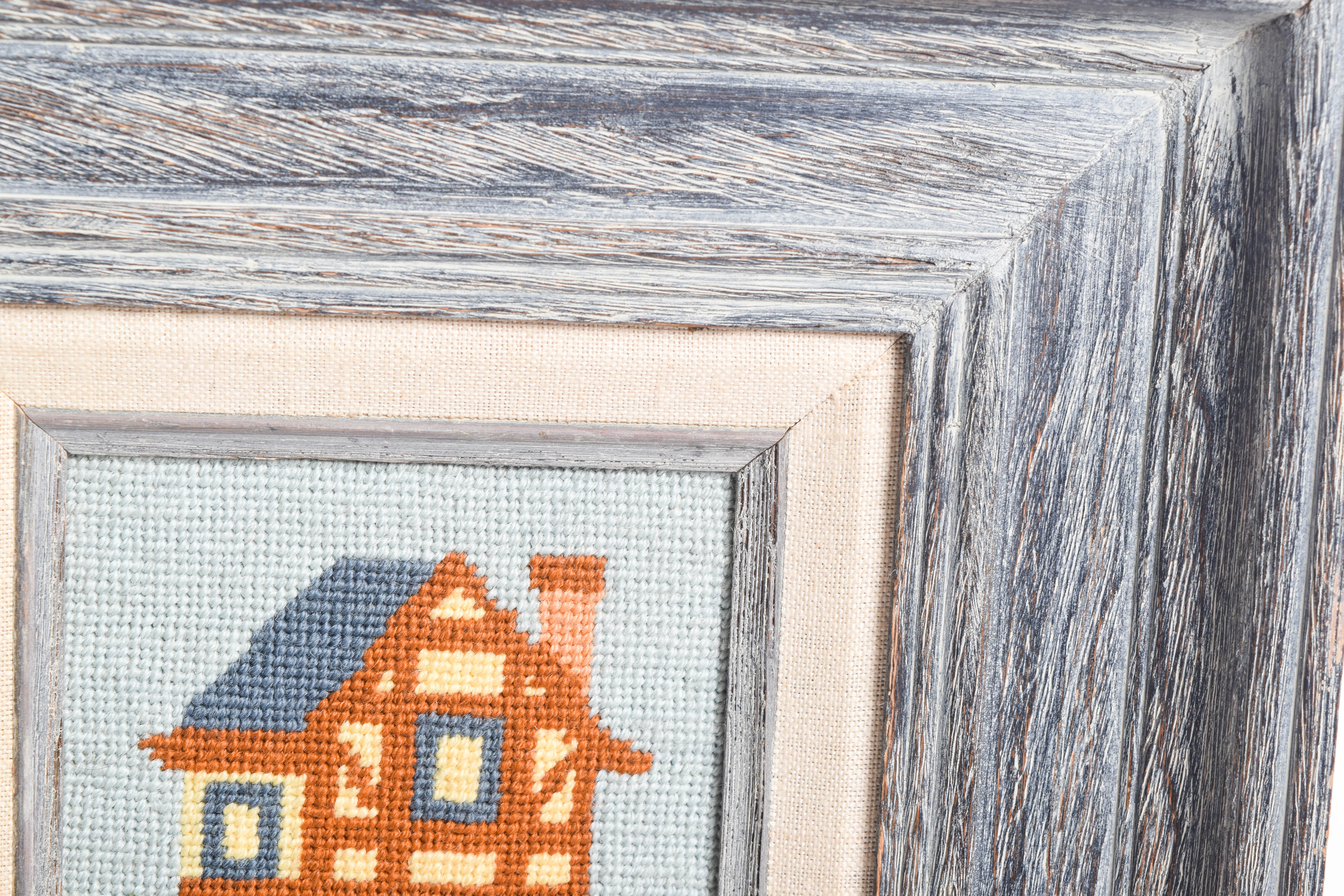 Collection of Vintage Framed Needlepoints