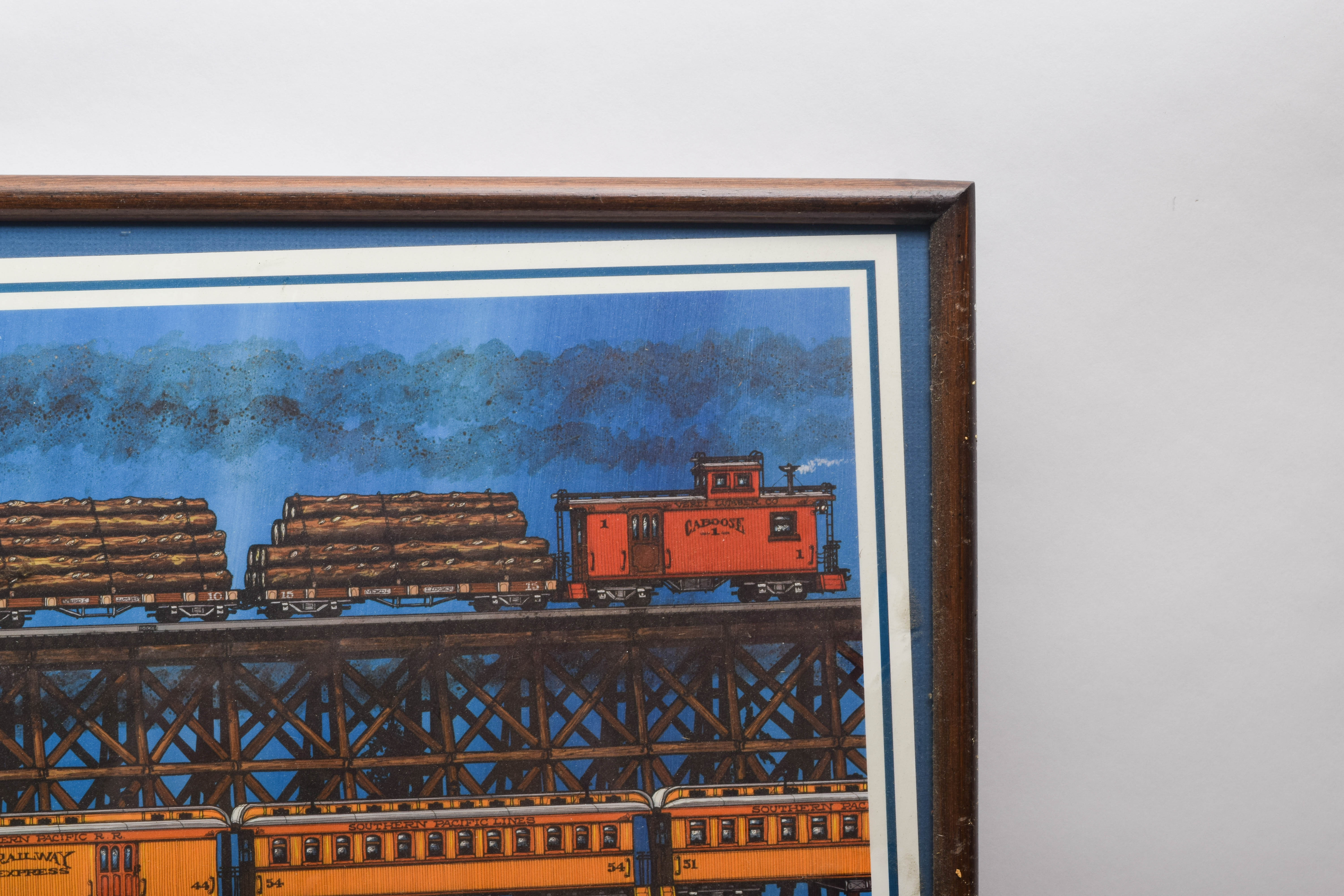 Framed Offset Lithograph by Fred Bonn Titled "High Sierra"