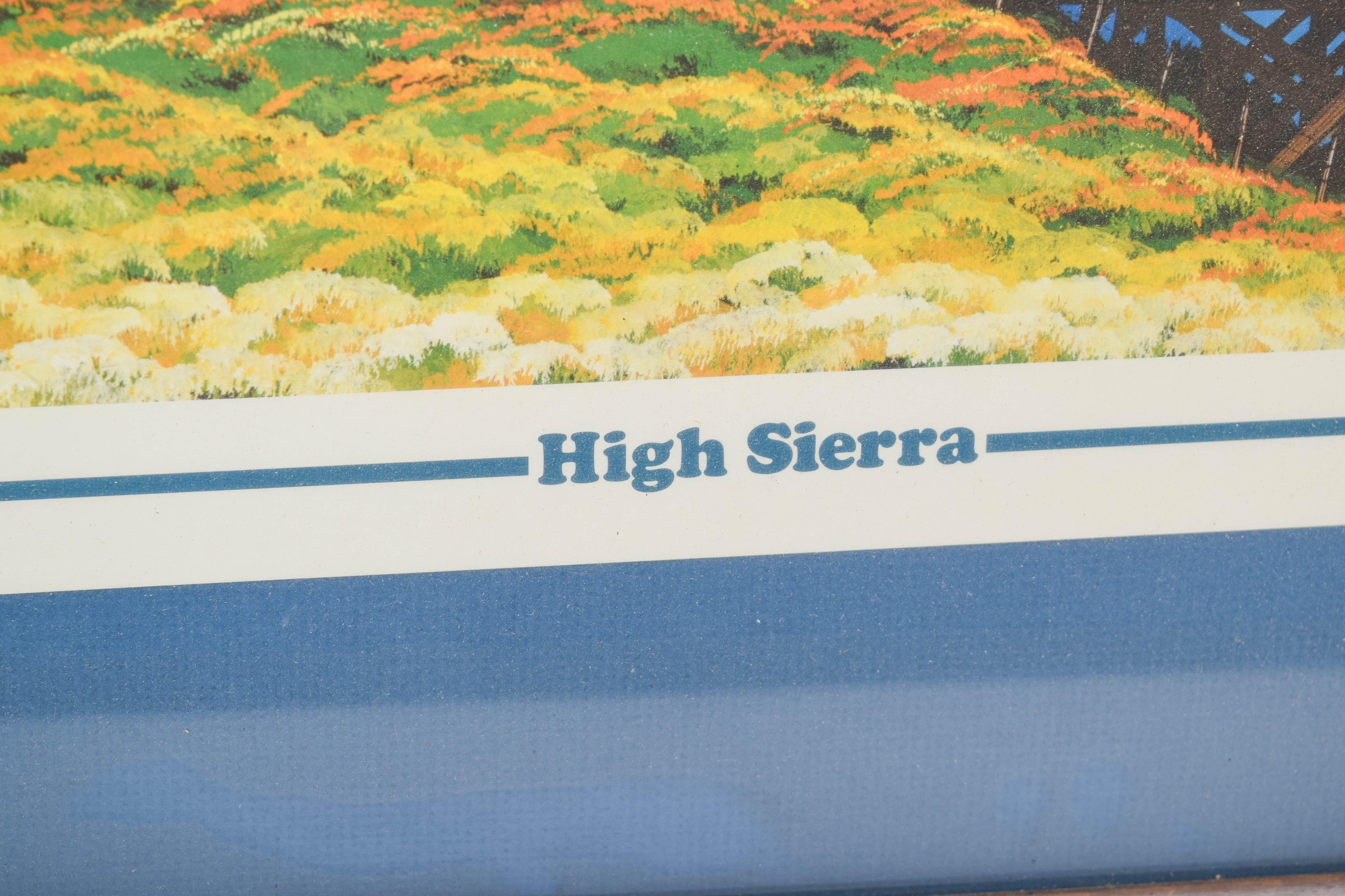 Framed Offset Lithograph by Fred Bonn Titled "High Sierra"