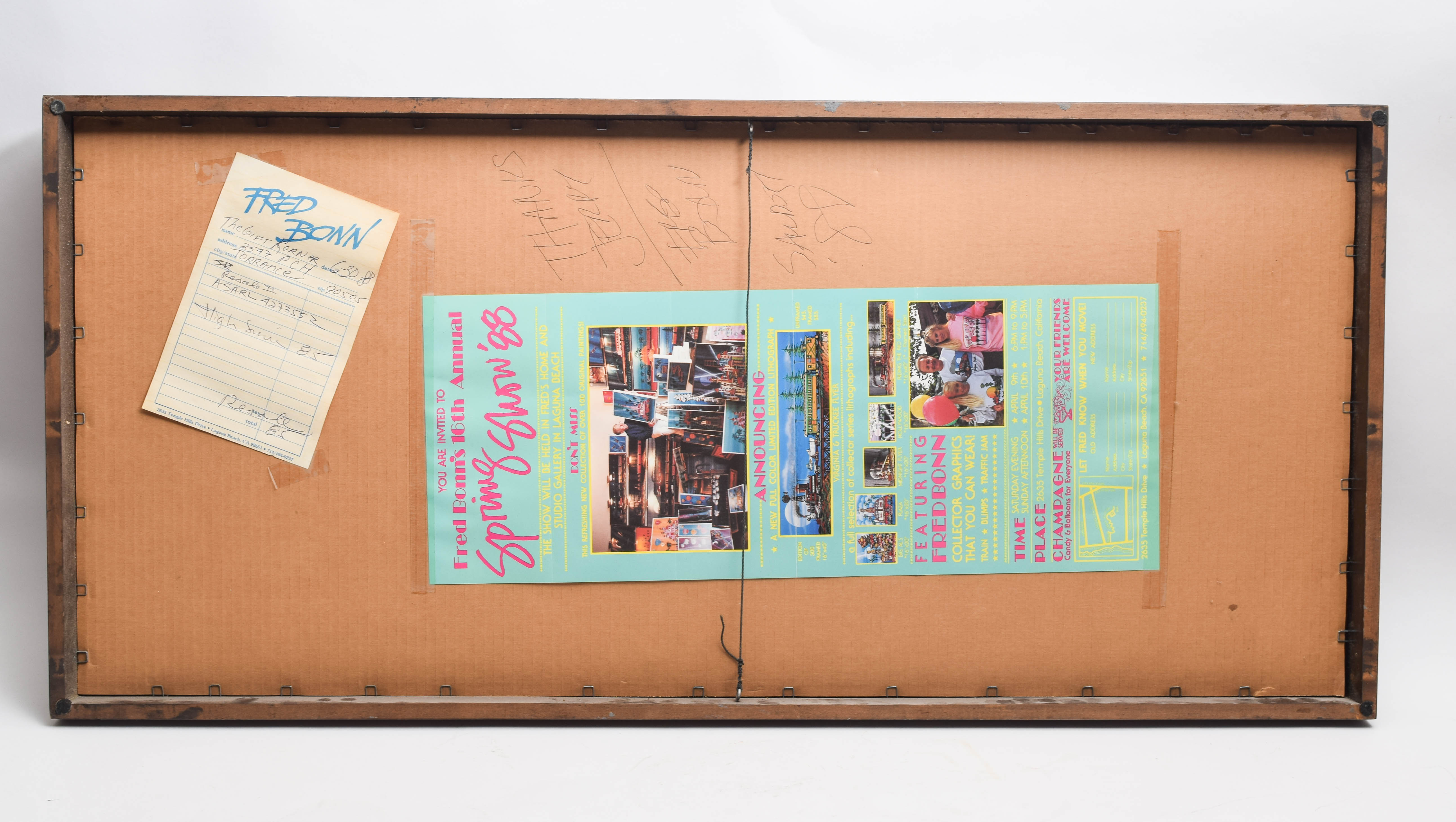 Framed Offset Lithograph by Fred Bonn Titled "High Sierra"