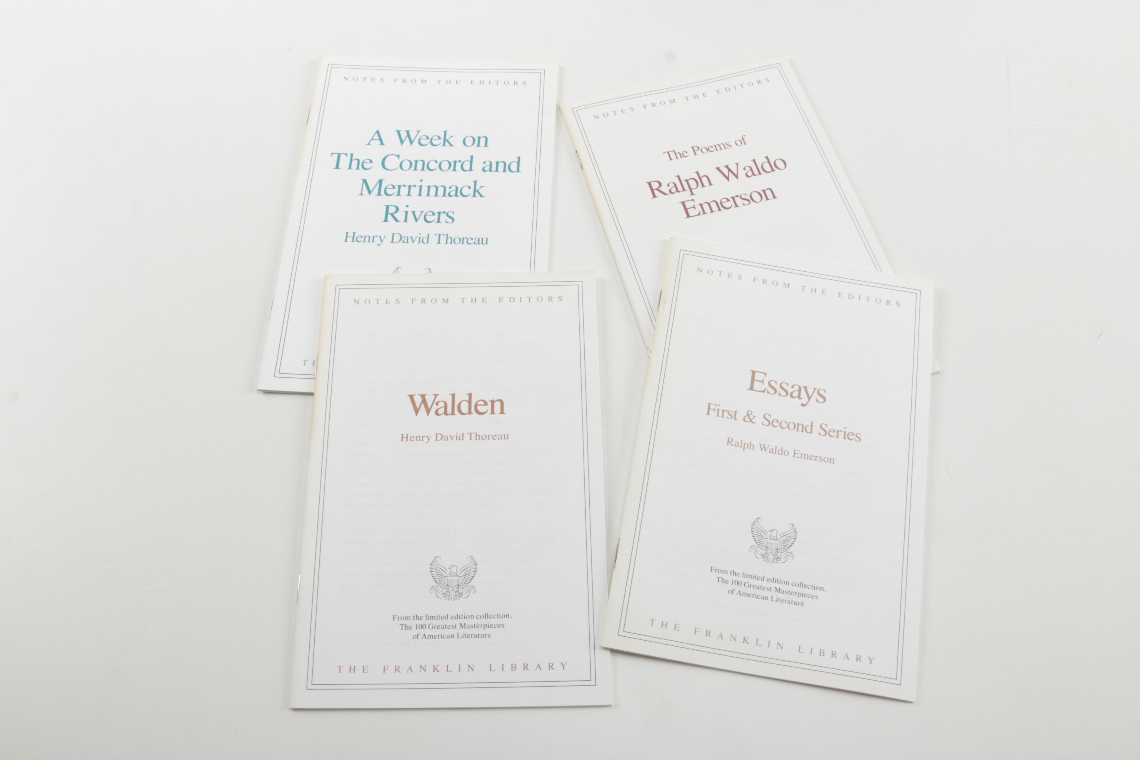 Franklin Library "100 Greatest Masterpieces of American Literature" Books