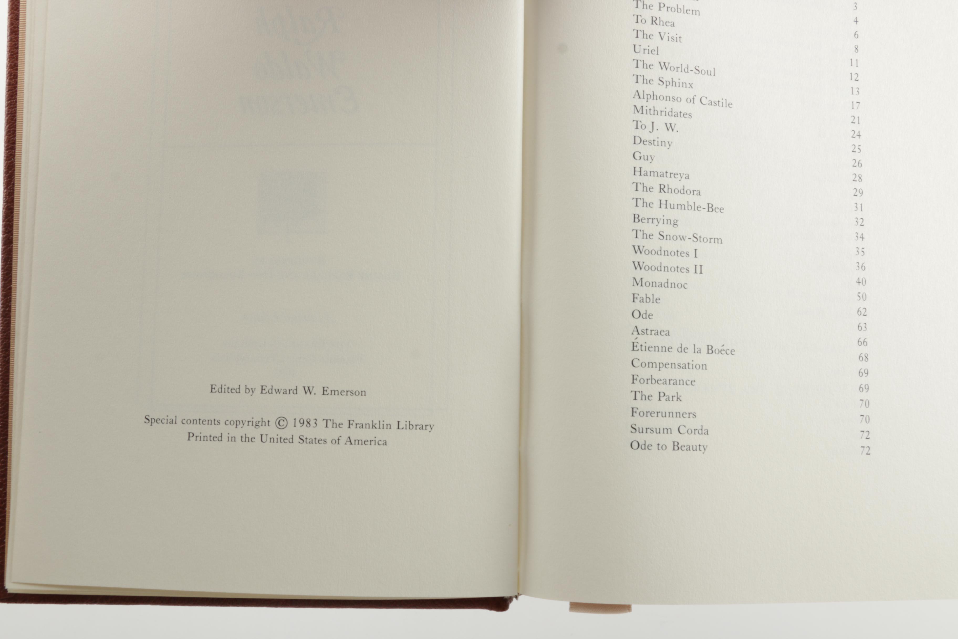 Franklin Library "100 Greatest Masterpieces of American Literature" Books