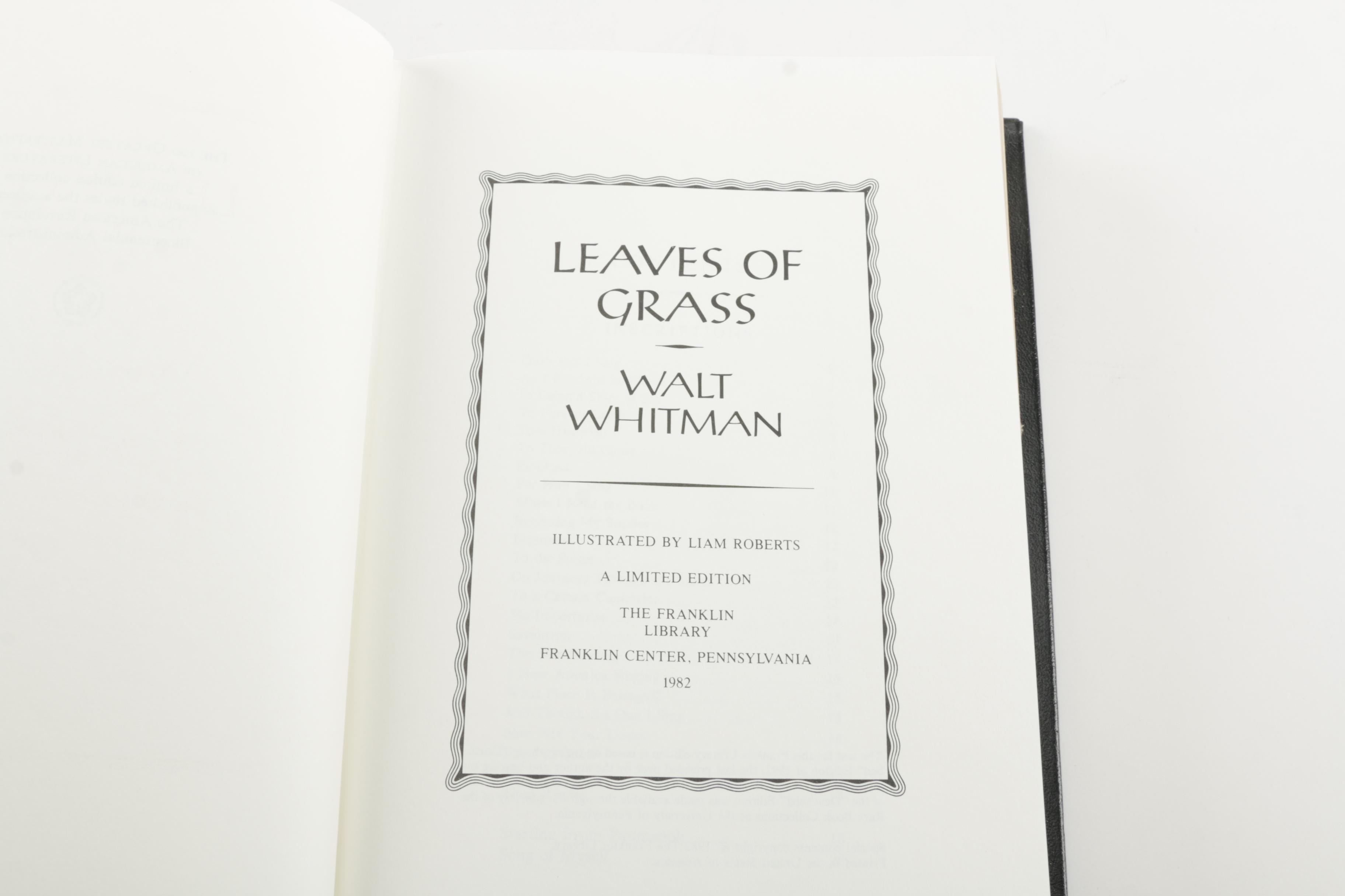Franklin Library "100 Greatest Masterpieces of American Literature" Books
