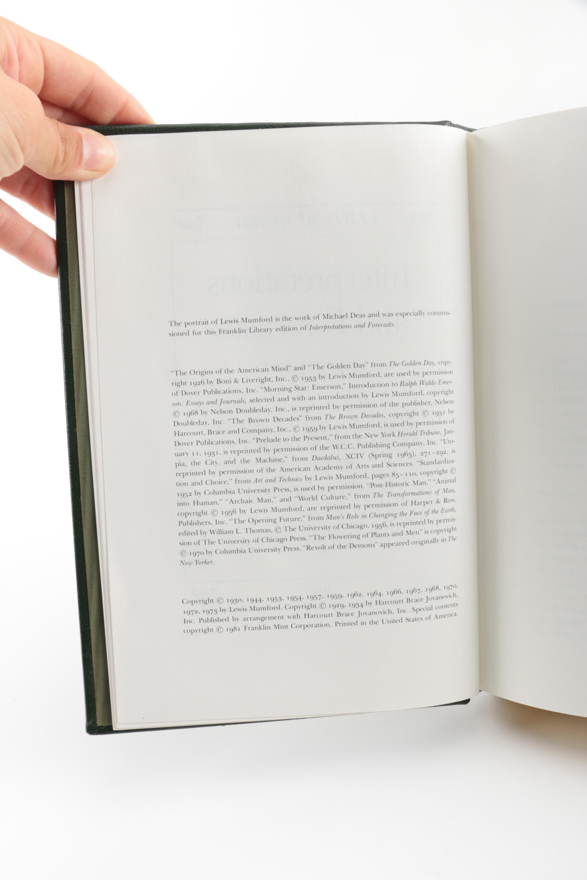 Franklin Library "100 Greatest Masterpieces of American Literature" Nonfiction